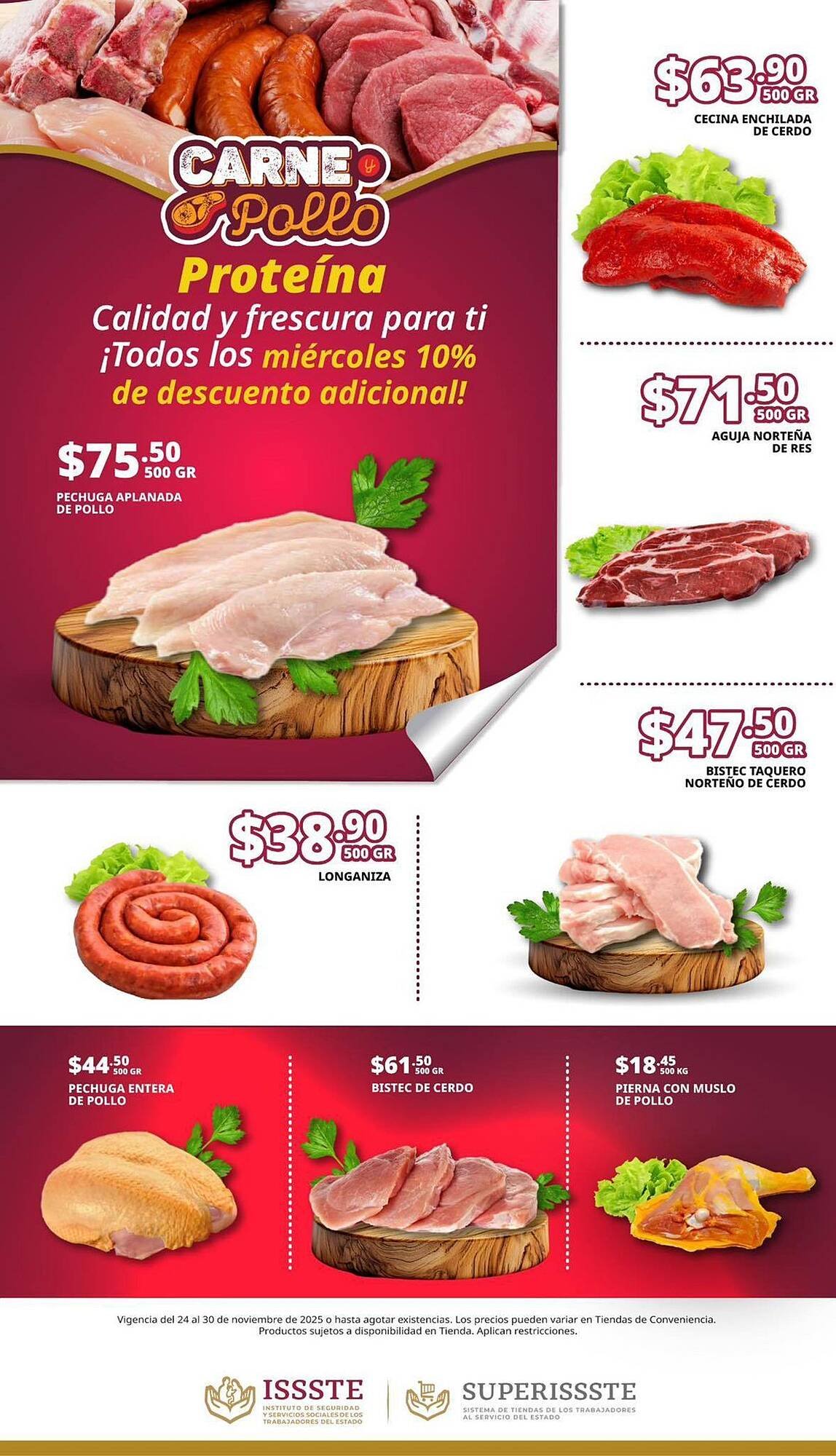 Catálogo SuperISSSTE (2025-11-24 - 2025-11-30)