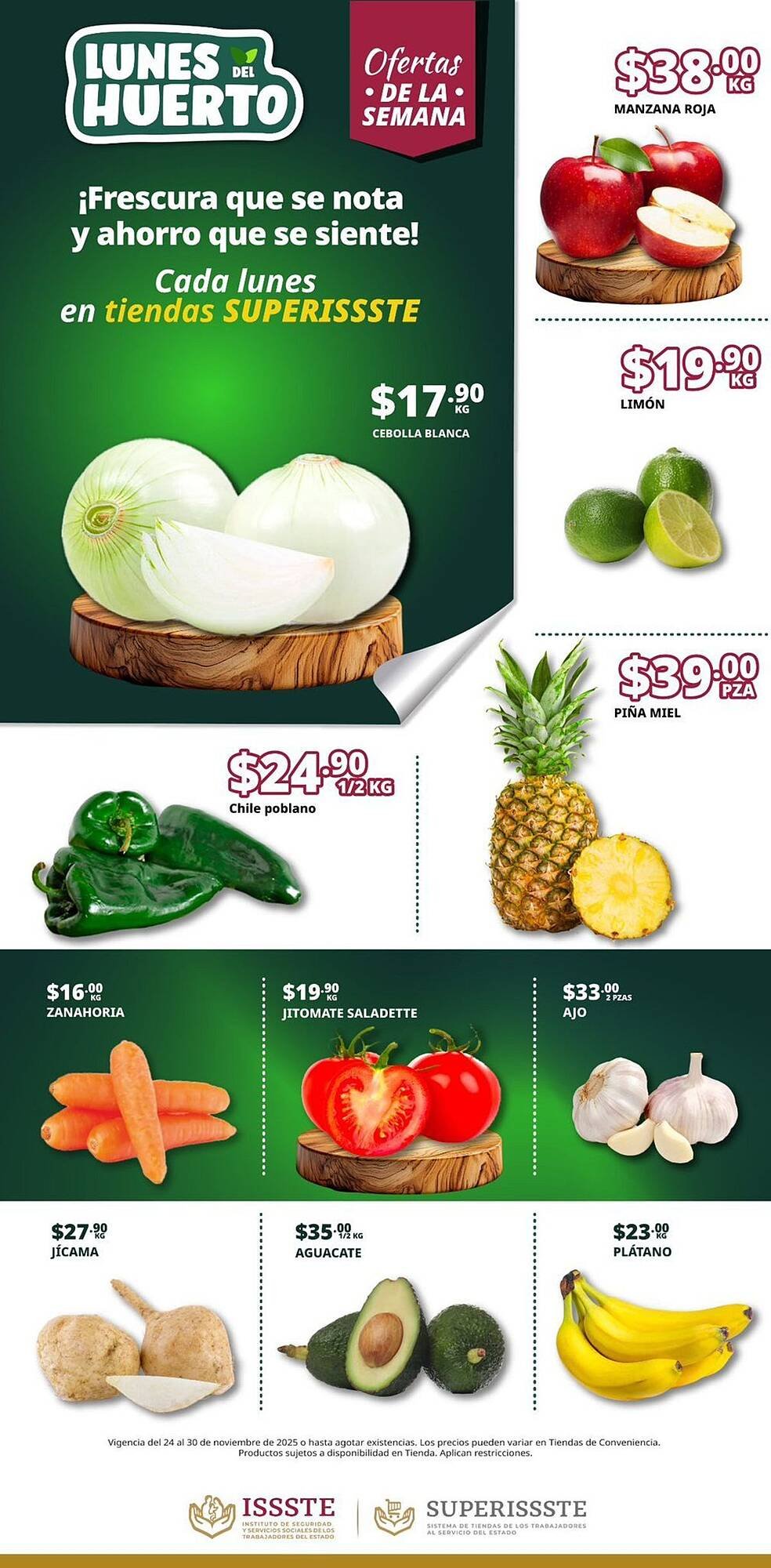 Catálogo SuperISSSTE (2025-11-24 - 2025-11-30)