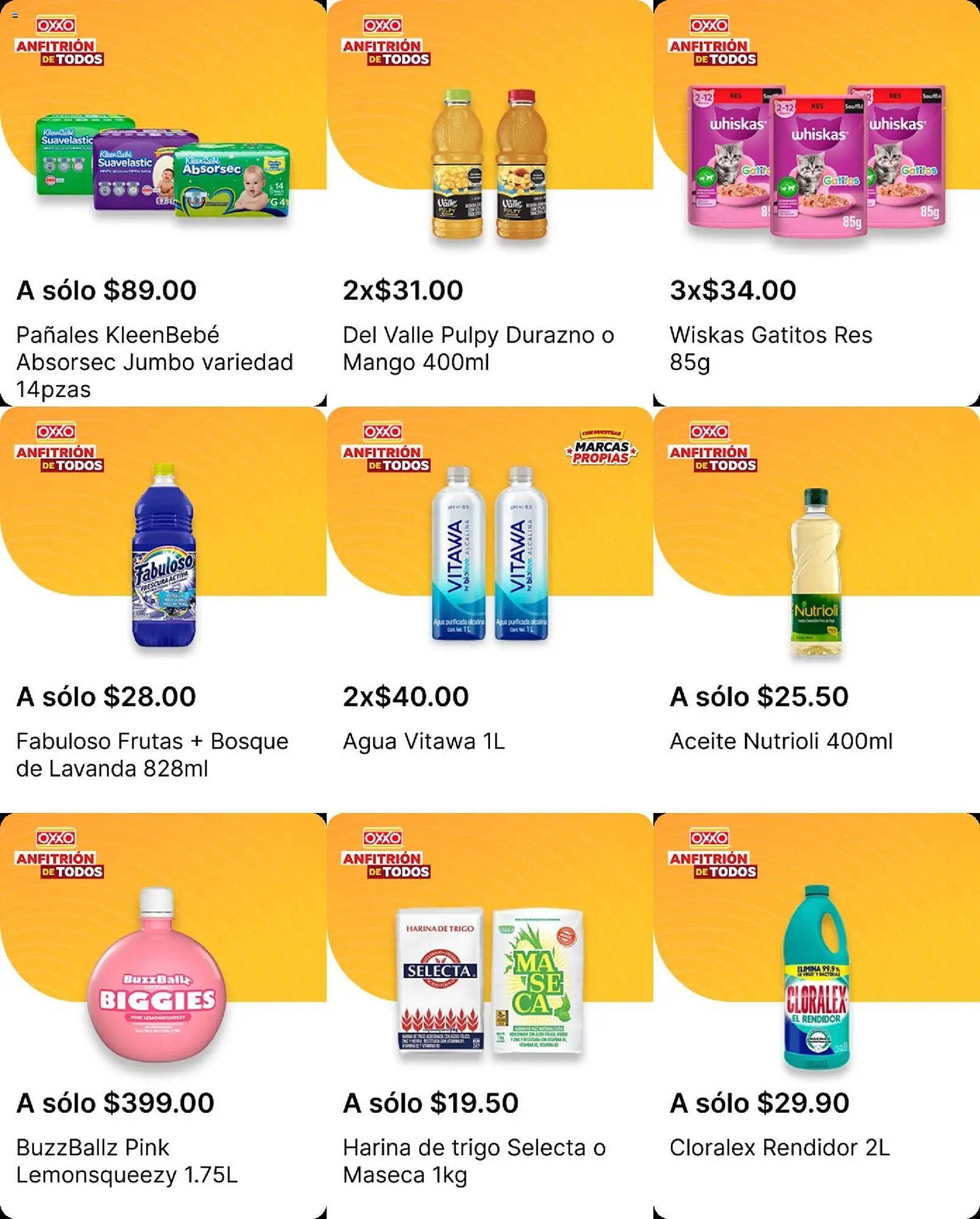 Catálogo OXXO