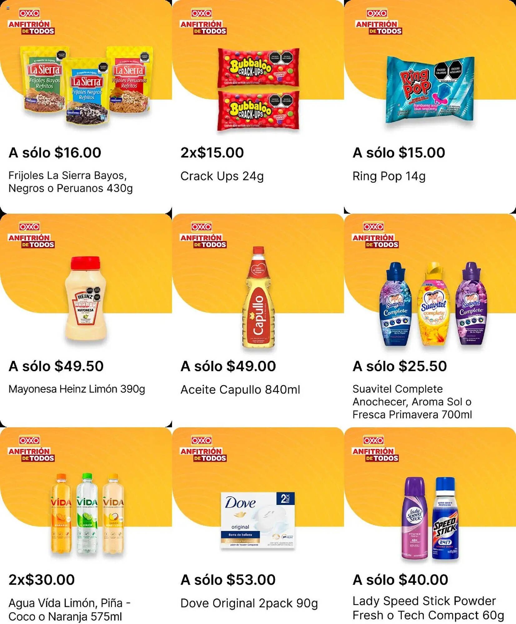 Catálogo OXXO