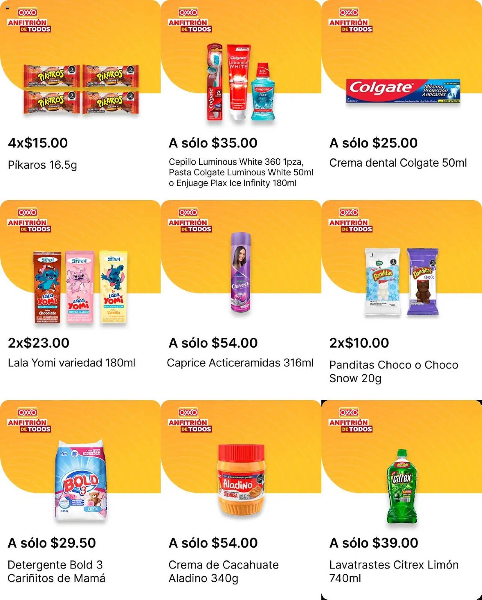 Catálogo OXXO