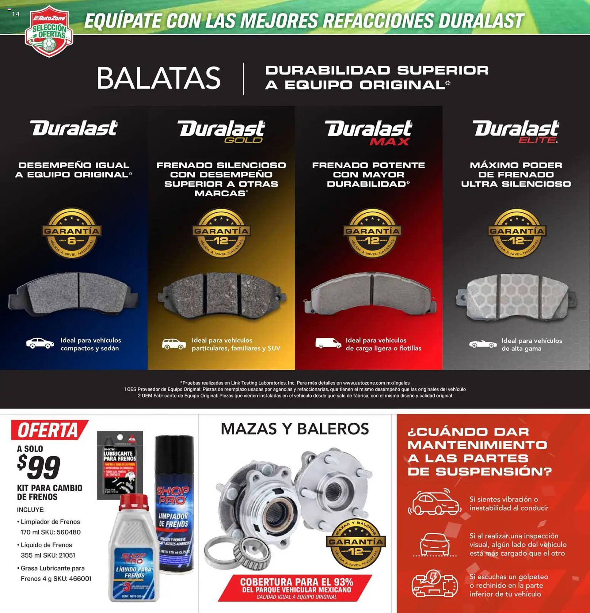 Catálogo AutoZone