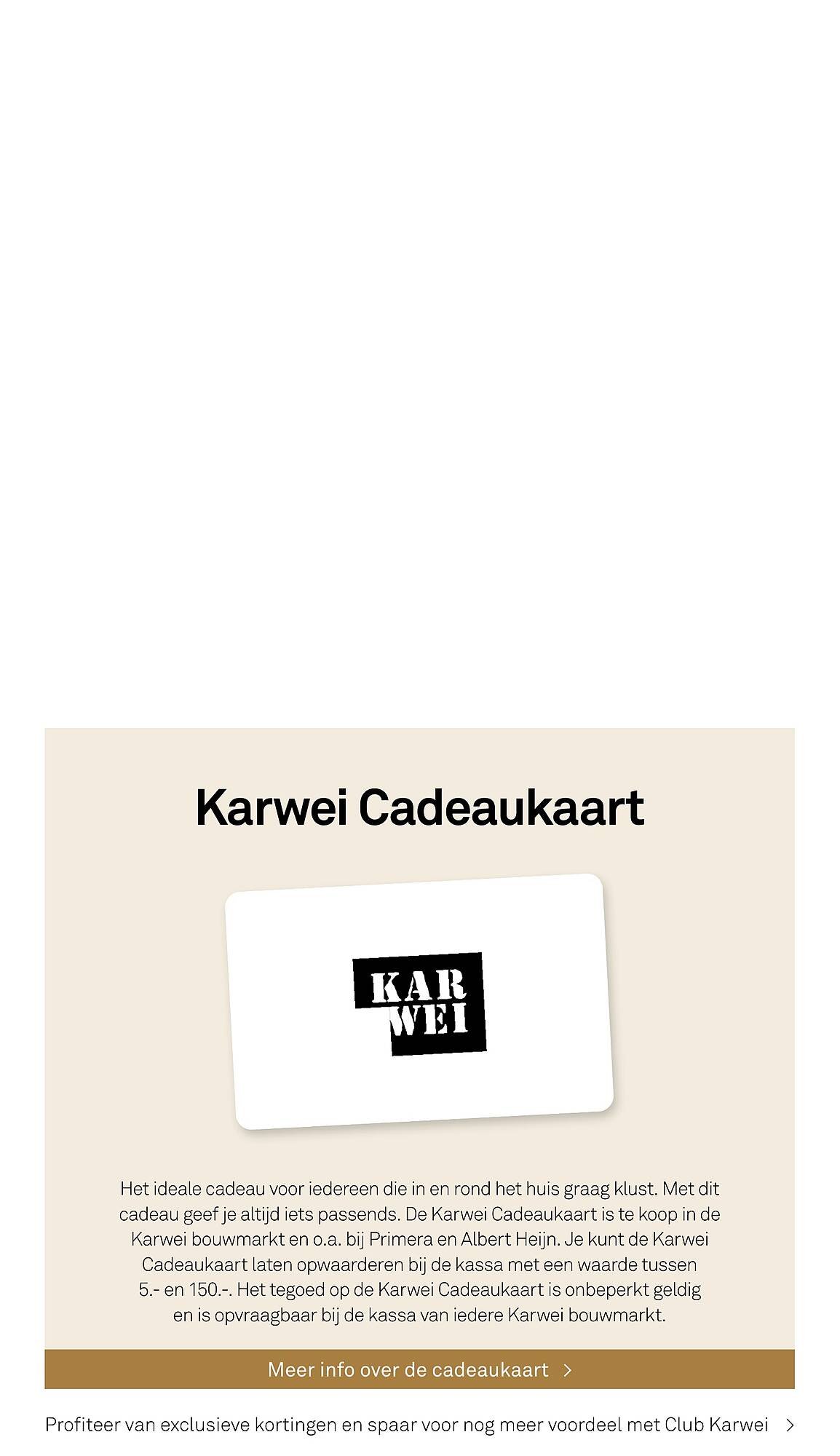 Karwei folder
