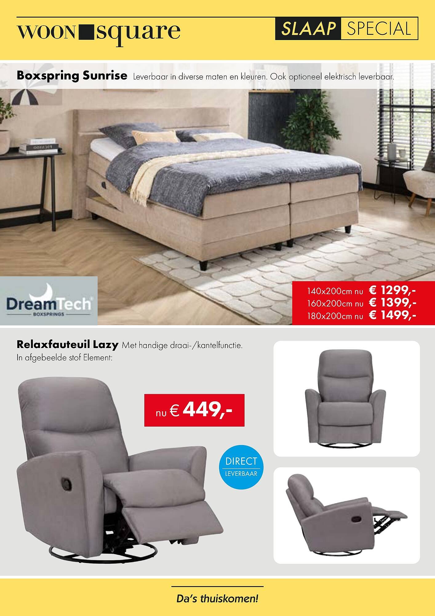 Woonsquare slaapfolder