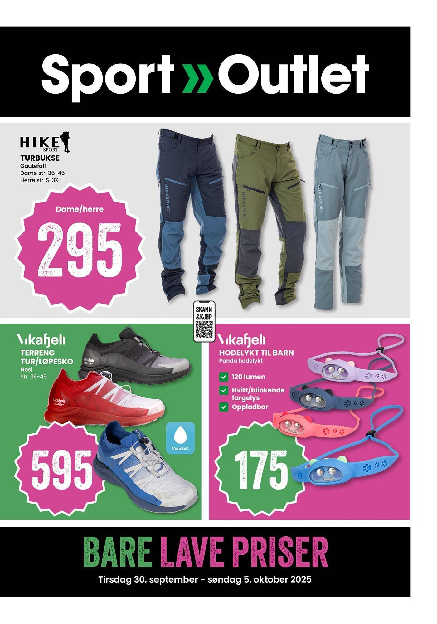 Sport Outlet kundeavis (2025-09-30 - 2025-10-05)