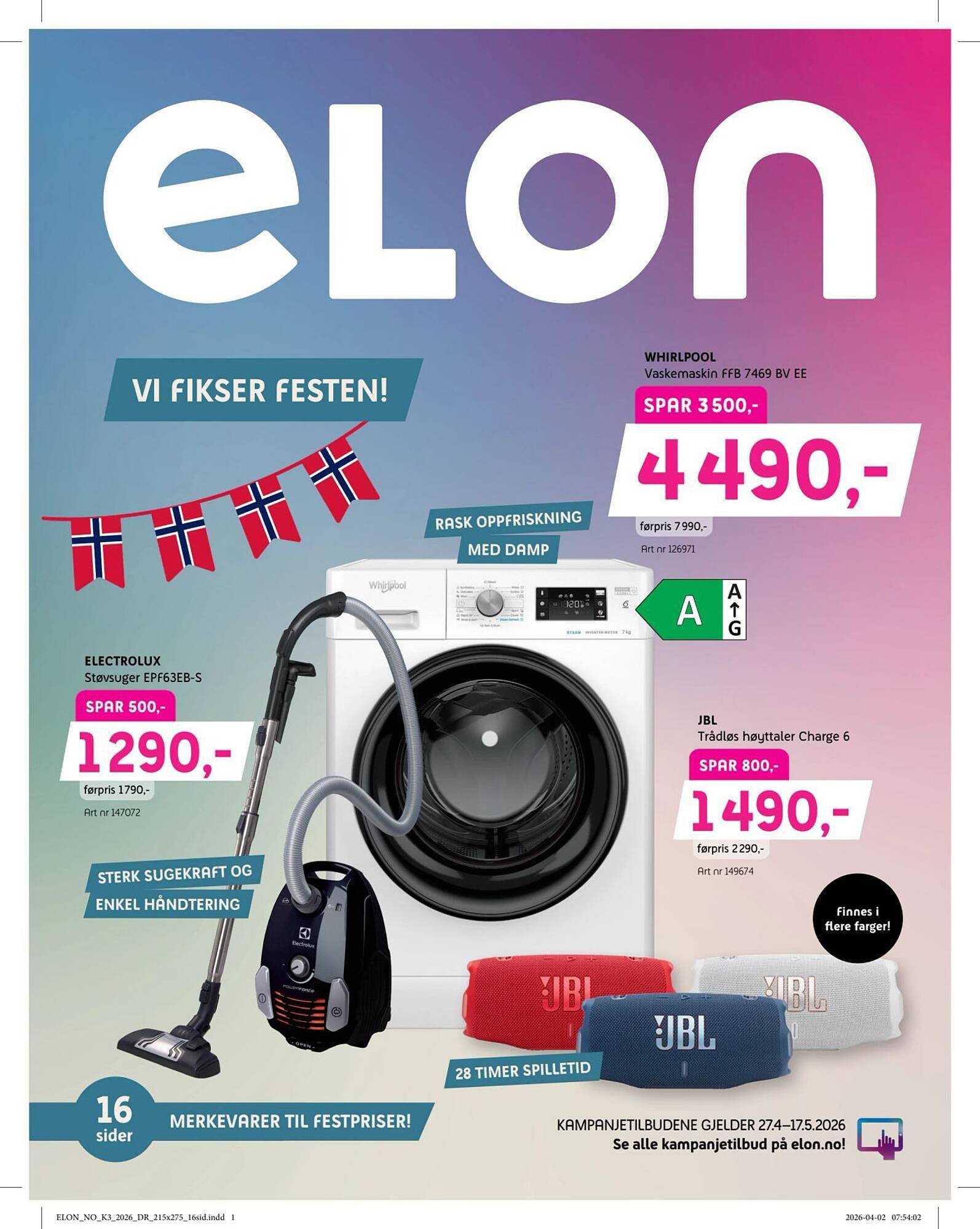 ELON kundeavis (2026-04-27 - 2026-05-18)
