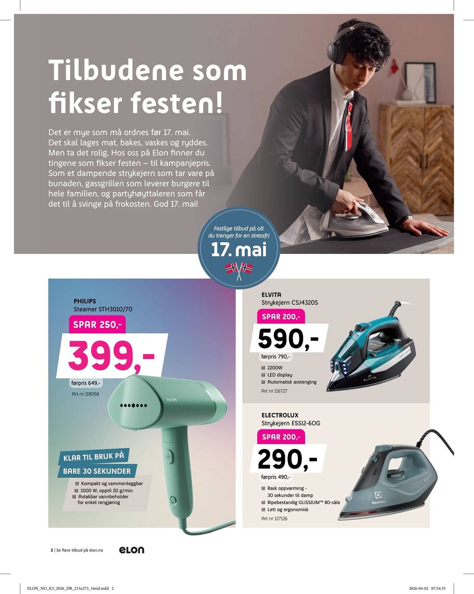 ELON kundeavis (2026-04-27 - 2026-05-18)