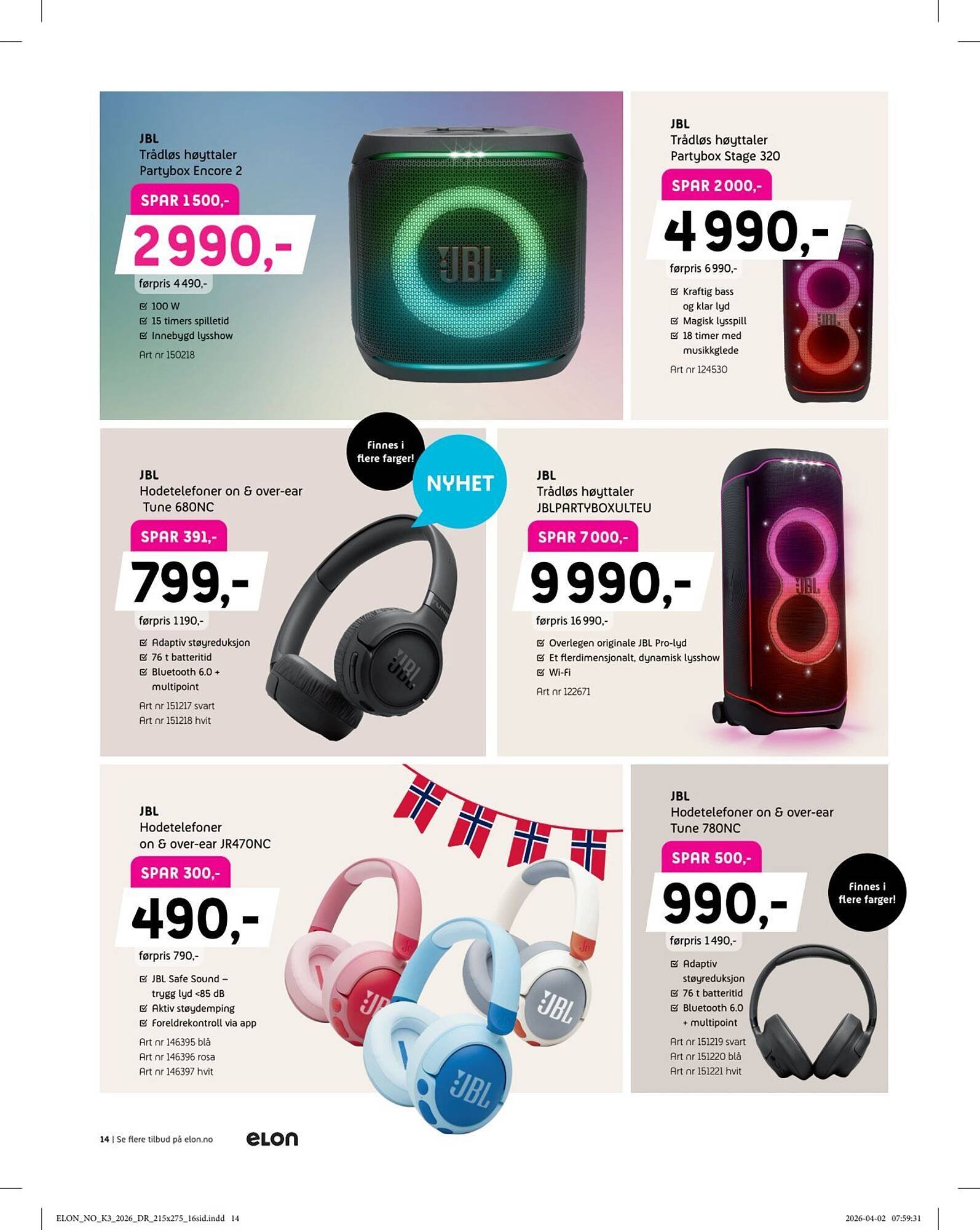 ELON kundeavis (2026-04-27 - 2026-05-18)