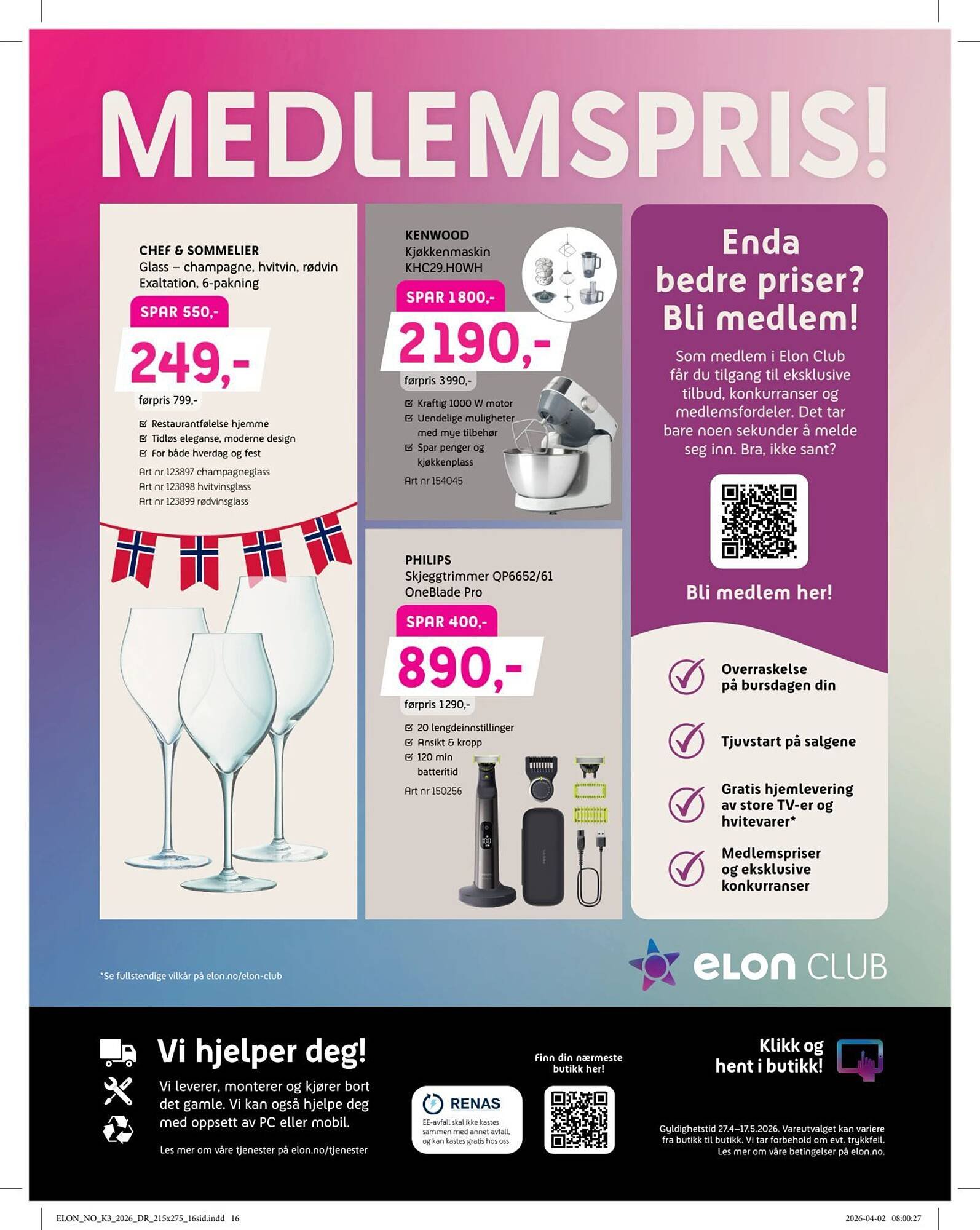 ELON kundeavis (2026-04-27 - 2026-05-18)