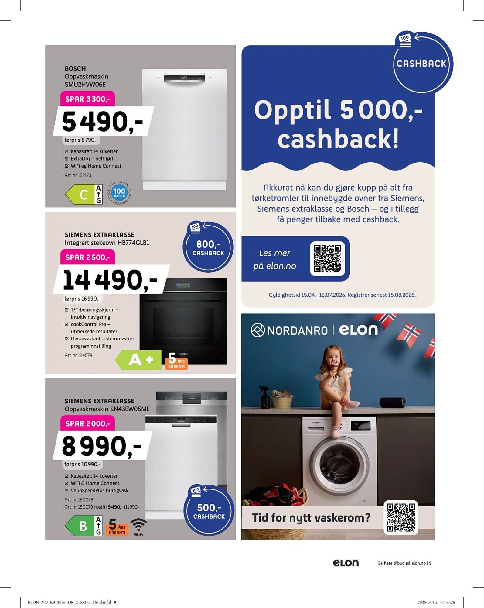 ELON kundeavis (2026-04-27 - 2026-05-18)