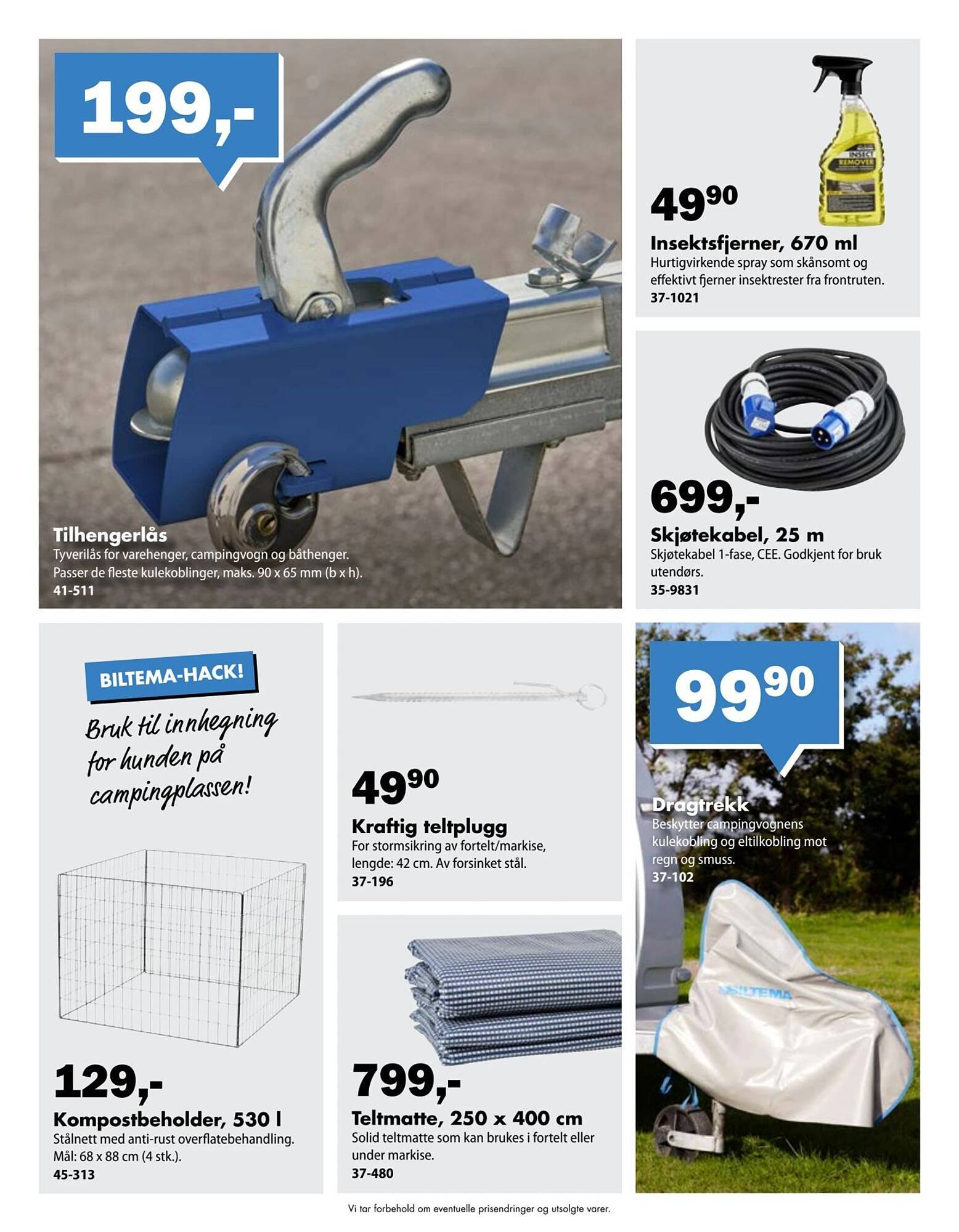 Biltema kundeavis (2026-03-24 - 2026-05-01)