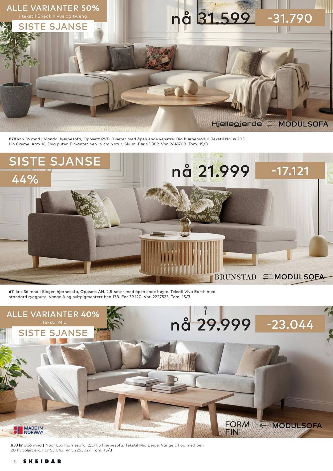 Skeidar kundeavis (2026-03-05 - 2026-03-16)