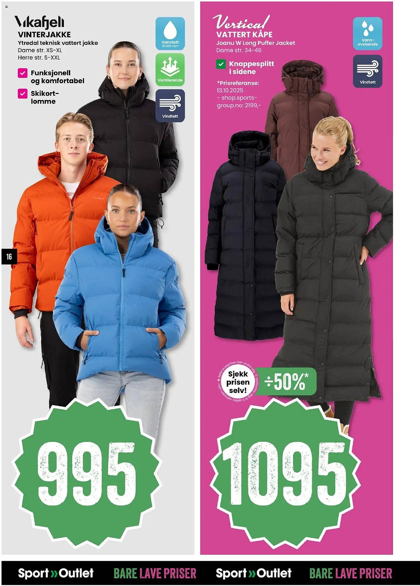 Sport Outlet kundeavis (2025-10-28 - 2025-11-02)