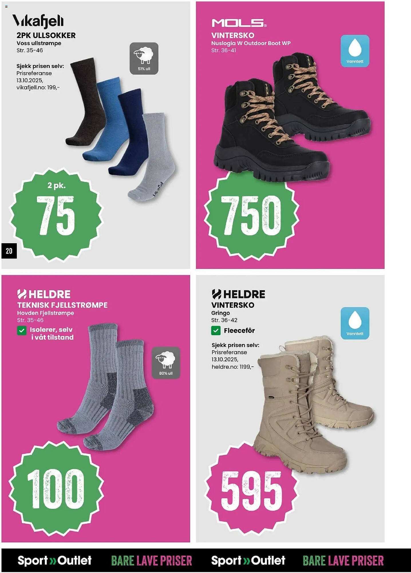 Sport Outlet kundeavis (2025-10-28 - 2025-11-02)