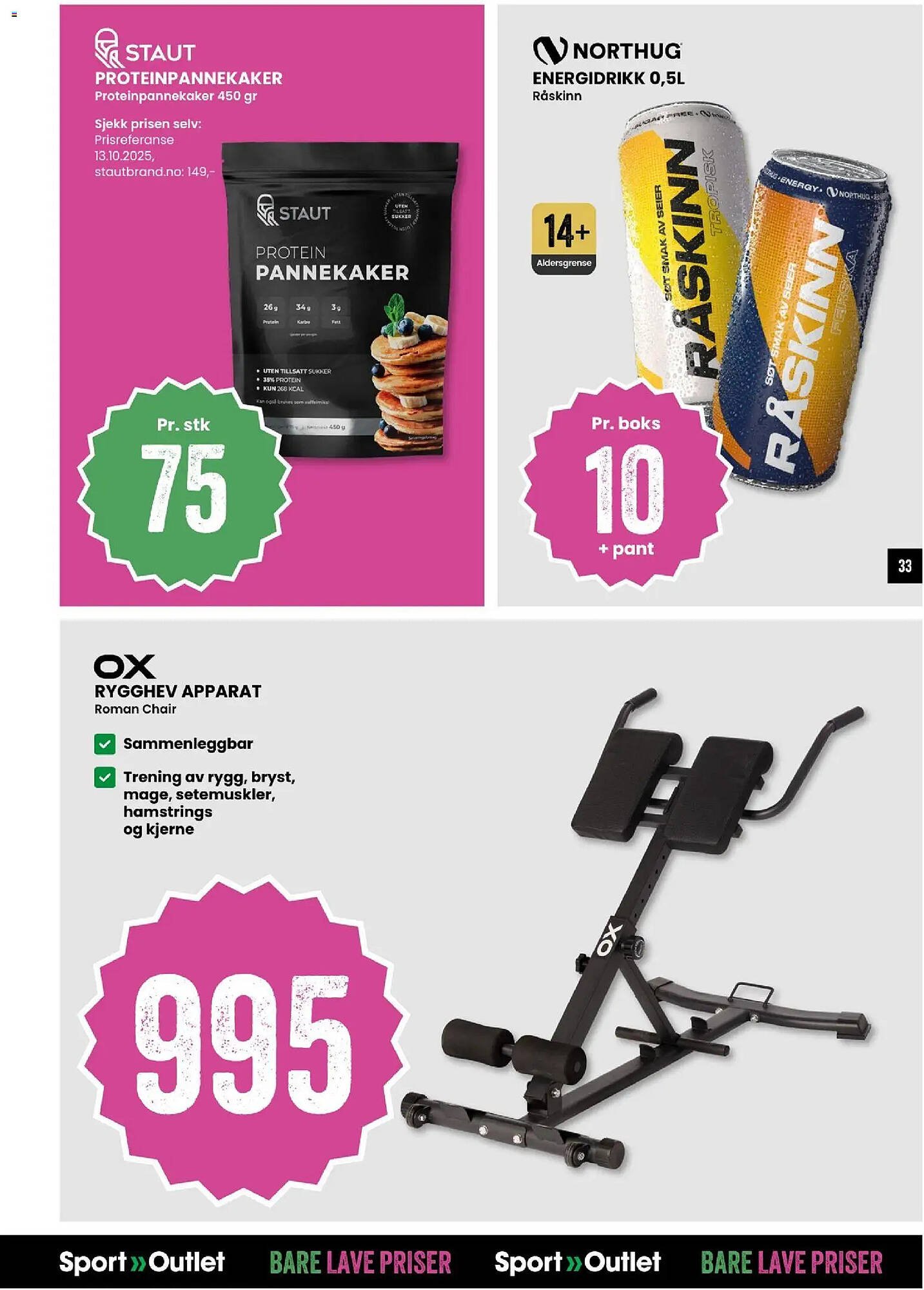 Sport Outlet kundeavis (2025-10-28 - 2025-11-02)