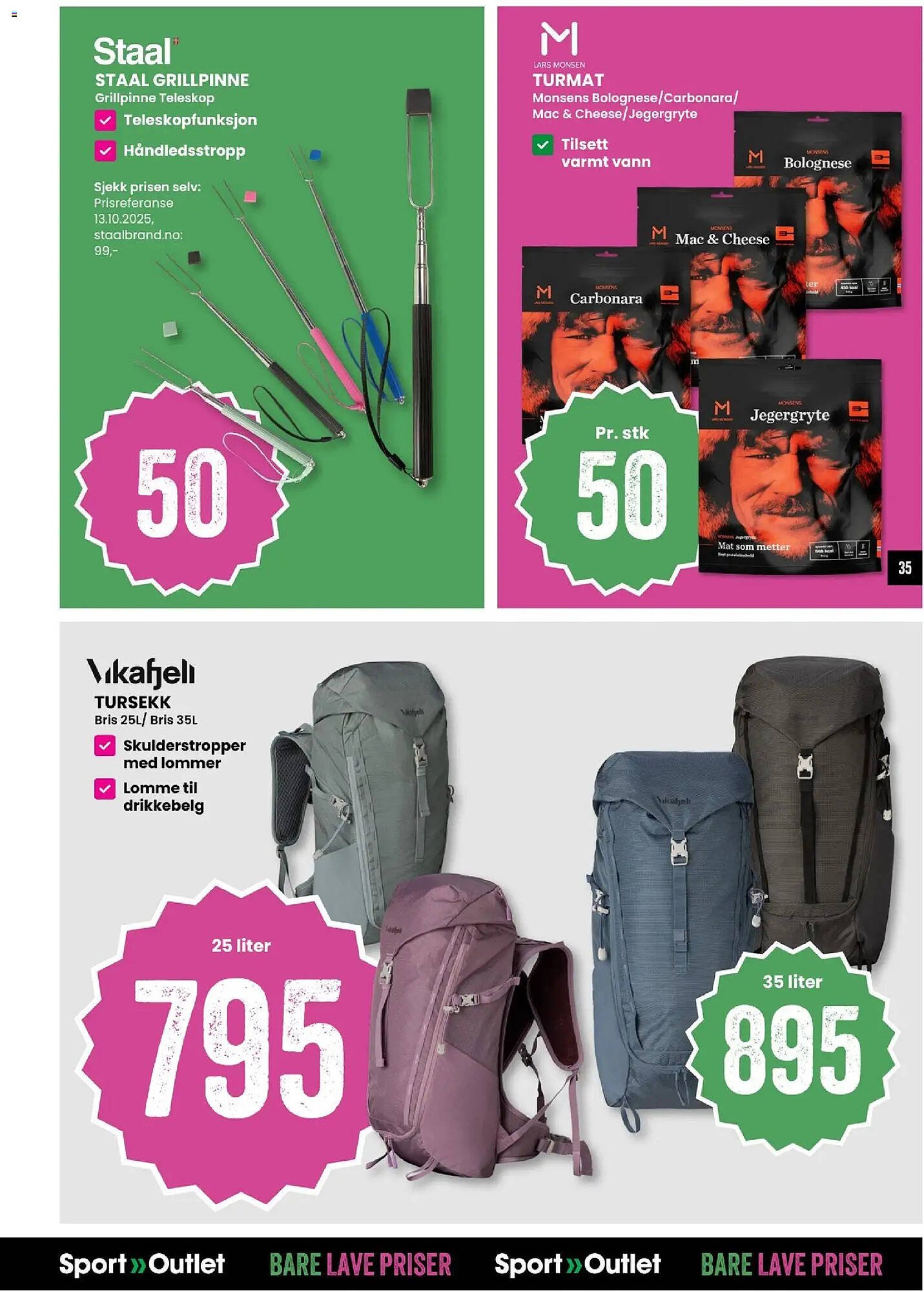 Sport Outlet kundeavis (2025-10-28 - 2025-11-02)