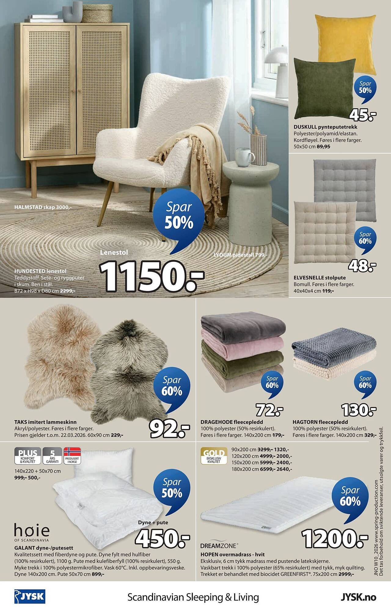 JYSK kundeavis (2026-03-02 - 2026-03-08)