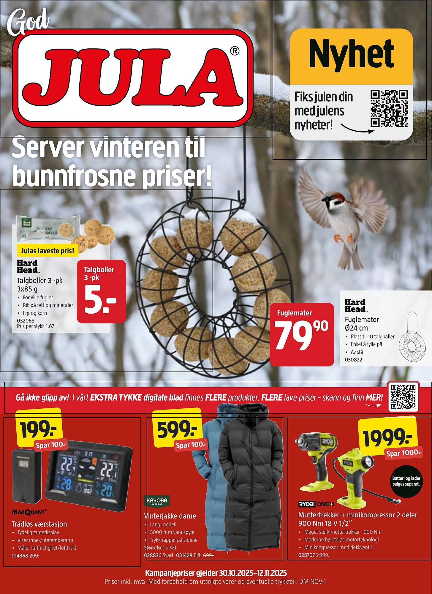 Jula kundeavis (2025-10-30 - 2025-11-12)