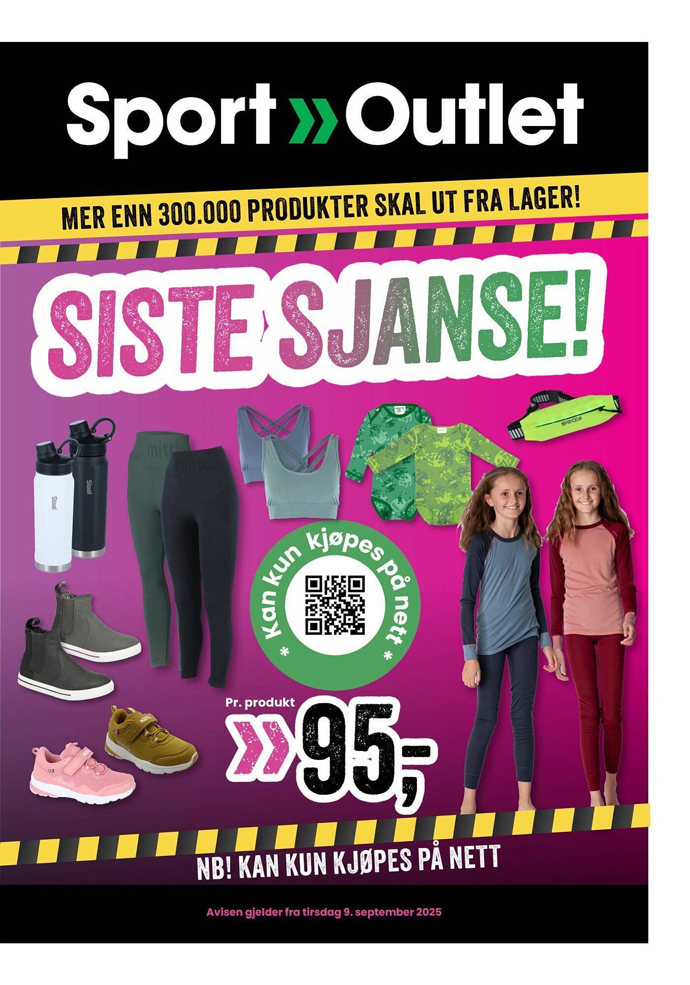Sport Outlet kundeavis (2025-09-09 - 2025-09-14)