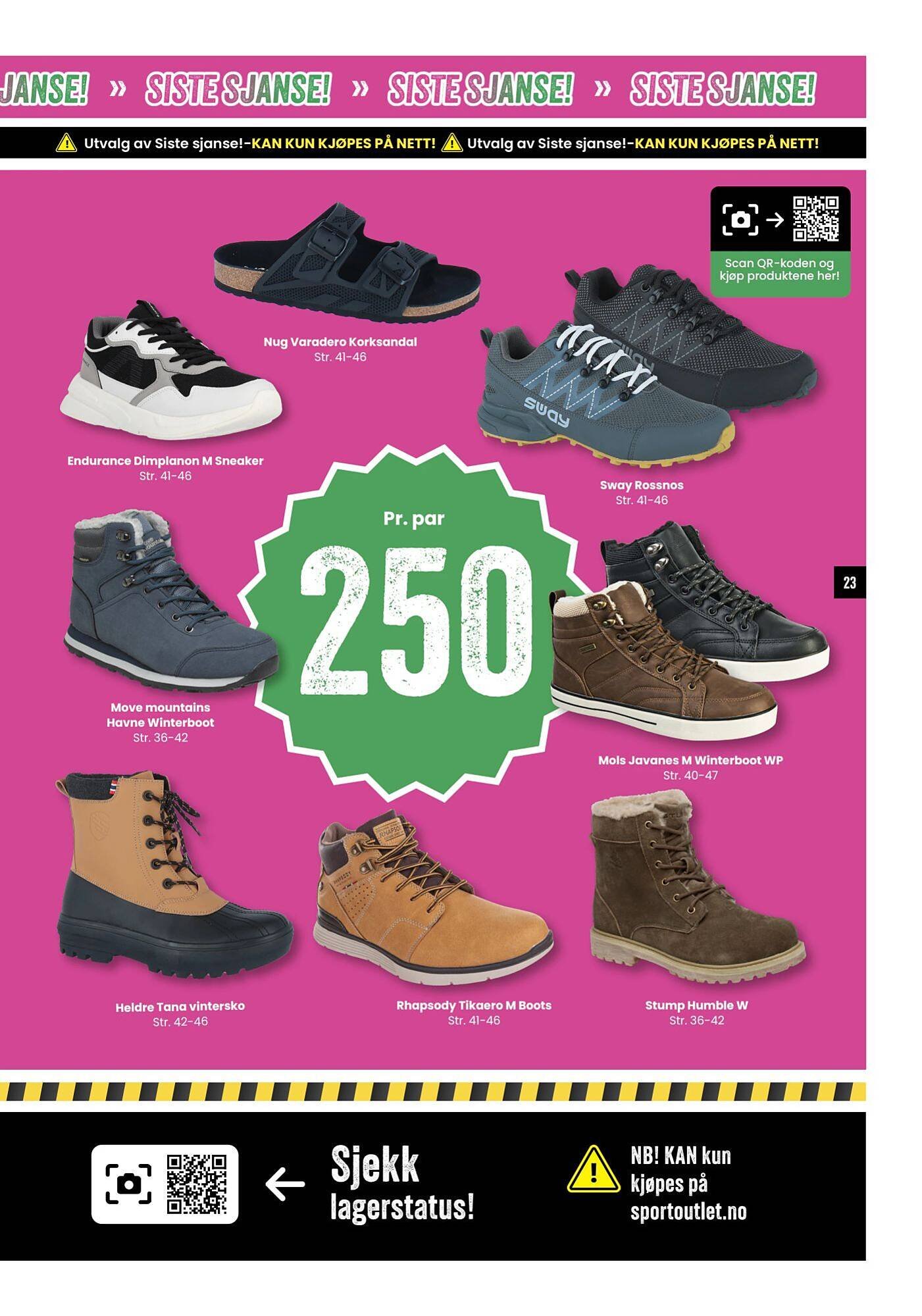 Sport Outlet kundeavis (2025-09-09 - 2025-09-14)