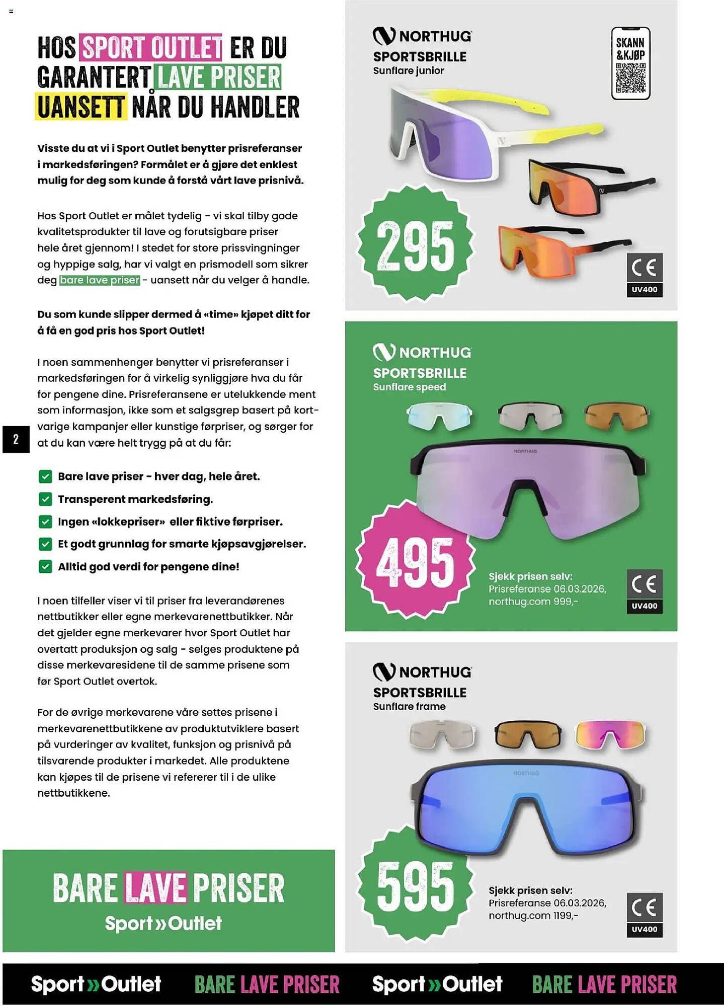 Sport Outlet kundeavis (2026-03-24 - 2026-04-06)