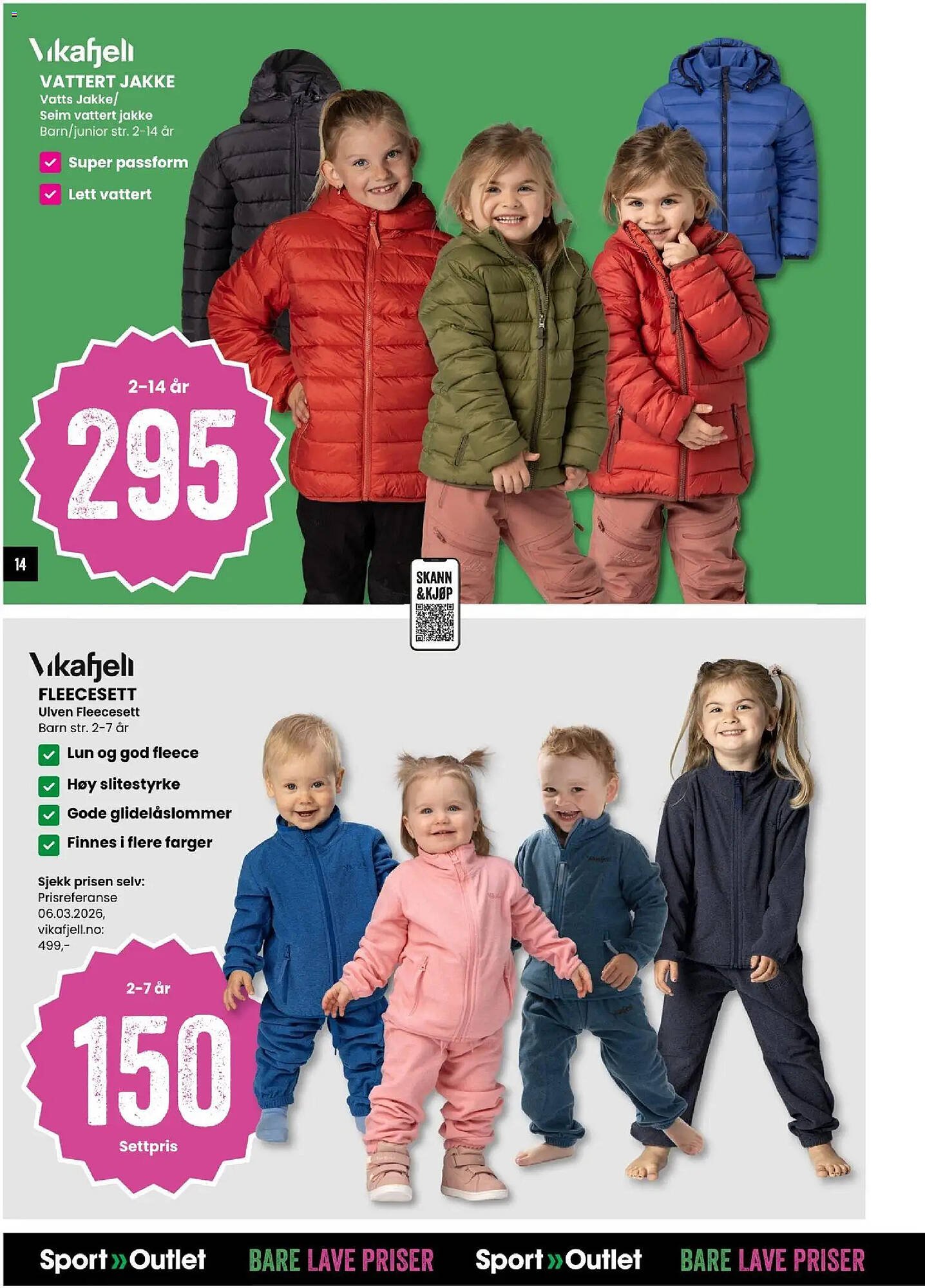 Sport Outlet kundeavis (2026-03-24 - 2026-04-06)