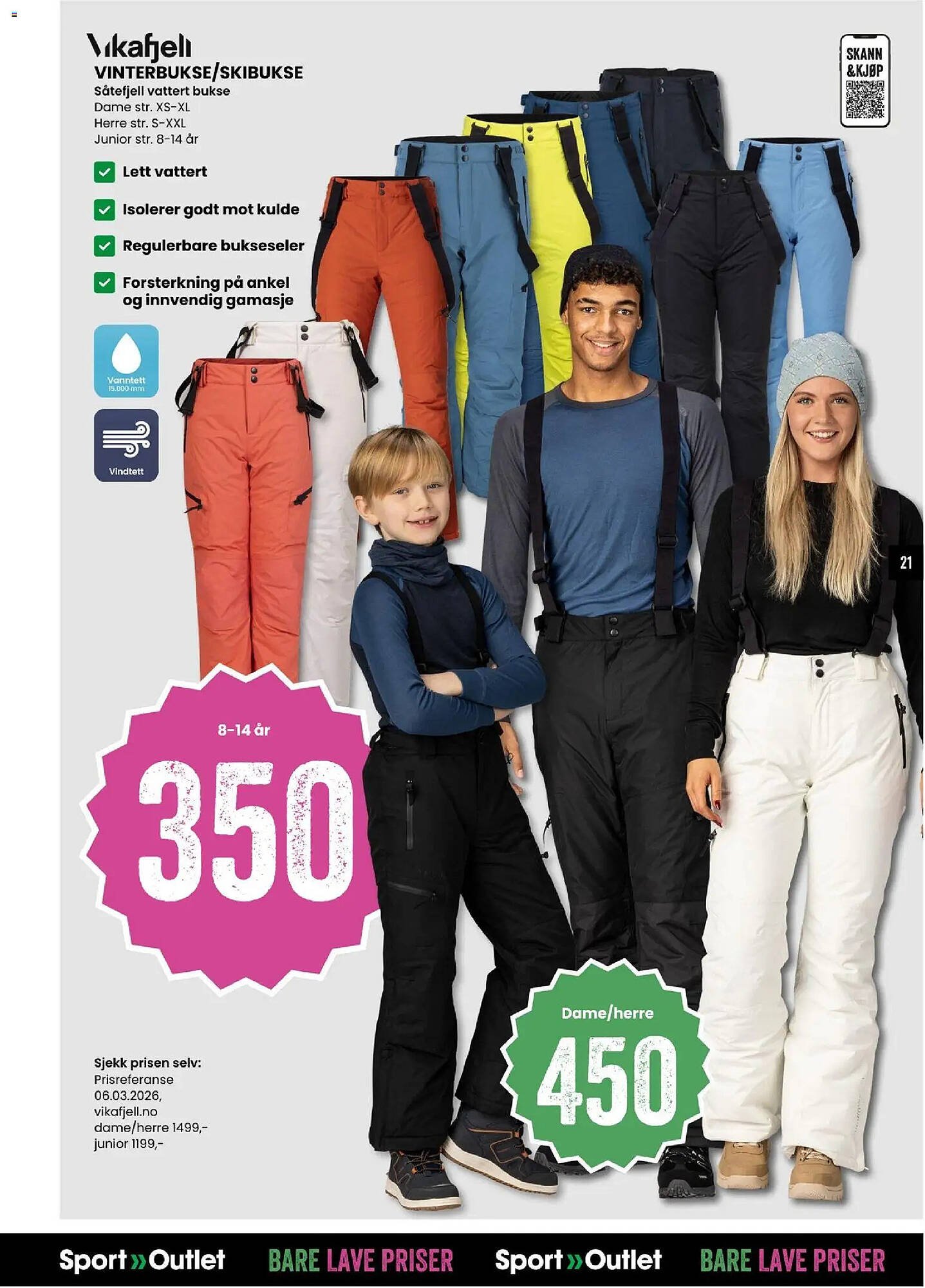 Sport Outlet kundeavis (2026-03-24 - 2026-04-06)