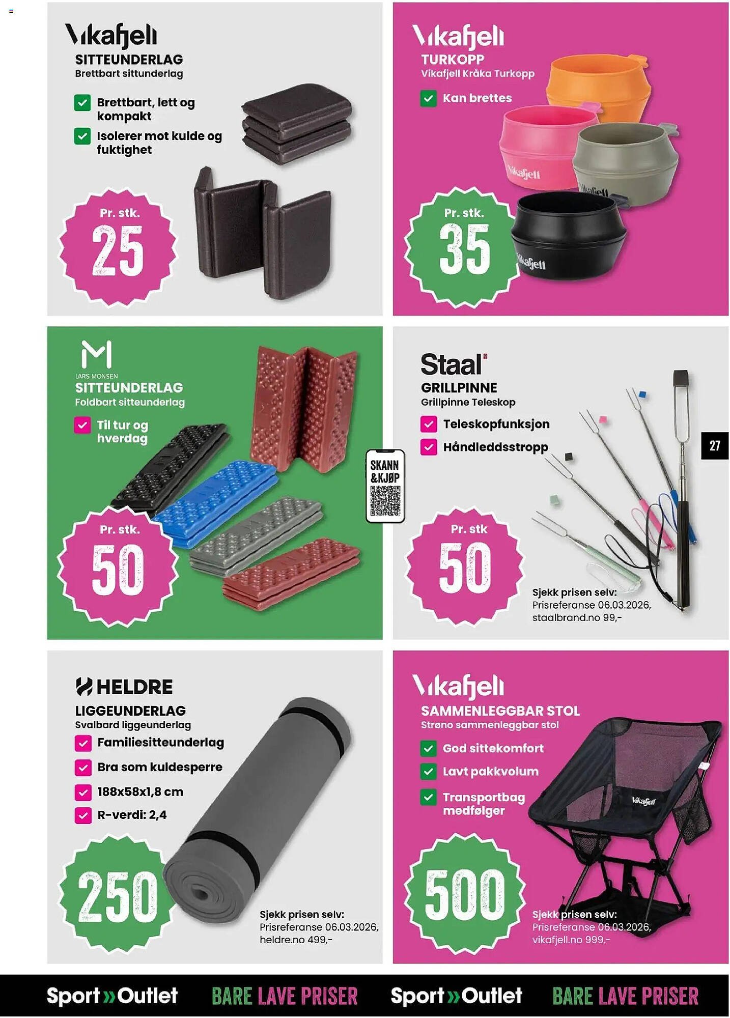 Sport Outlet kundeavis (2026-03-24 - 2026-04-06)