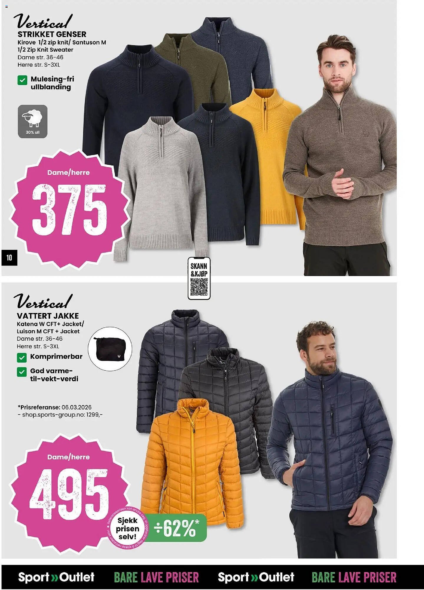 Sport Outlet kundeavis (2026-03-24 - 2026-04-06)