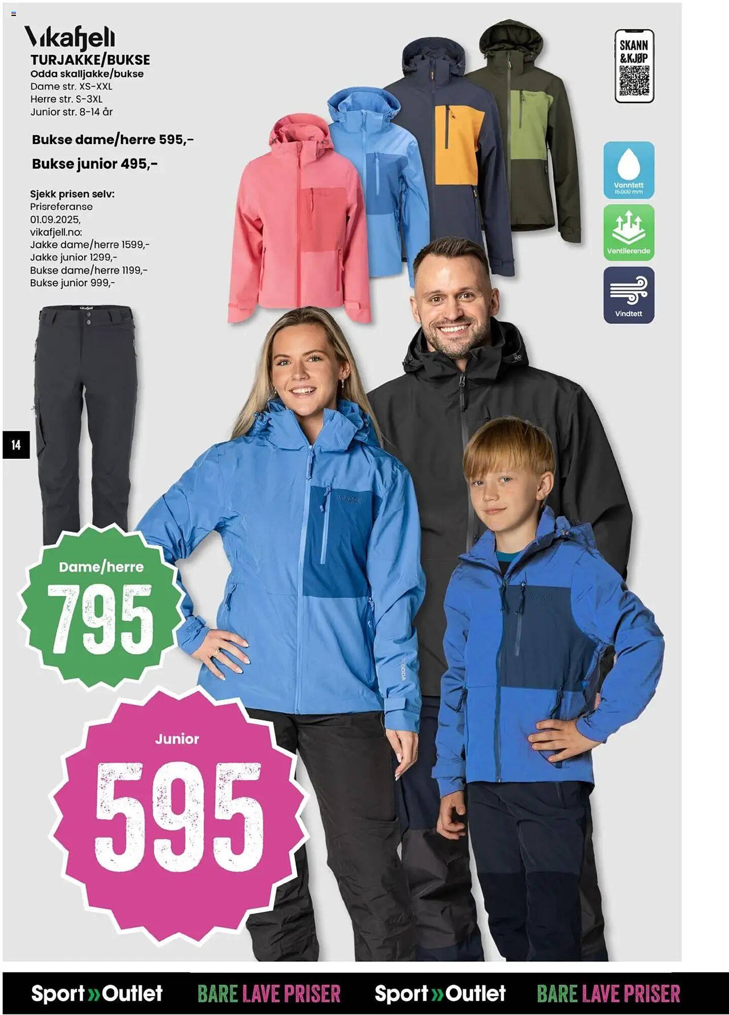 Sport Outlet kundeavis (2025-09-16 - 2025-09-28)
