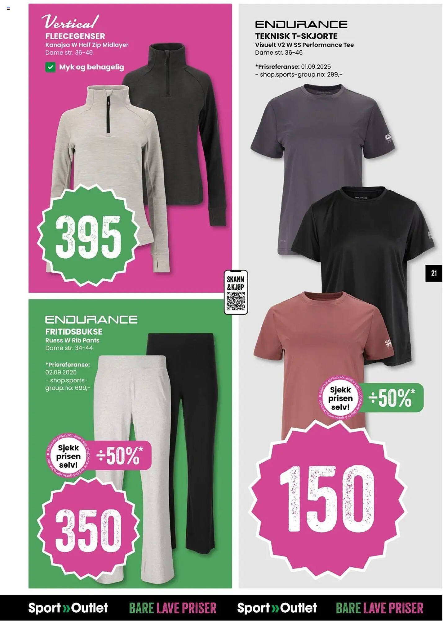 Sport Outlet kundeavis (2025-09-16 - 2025-09-28)