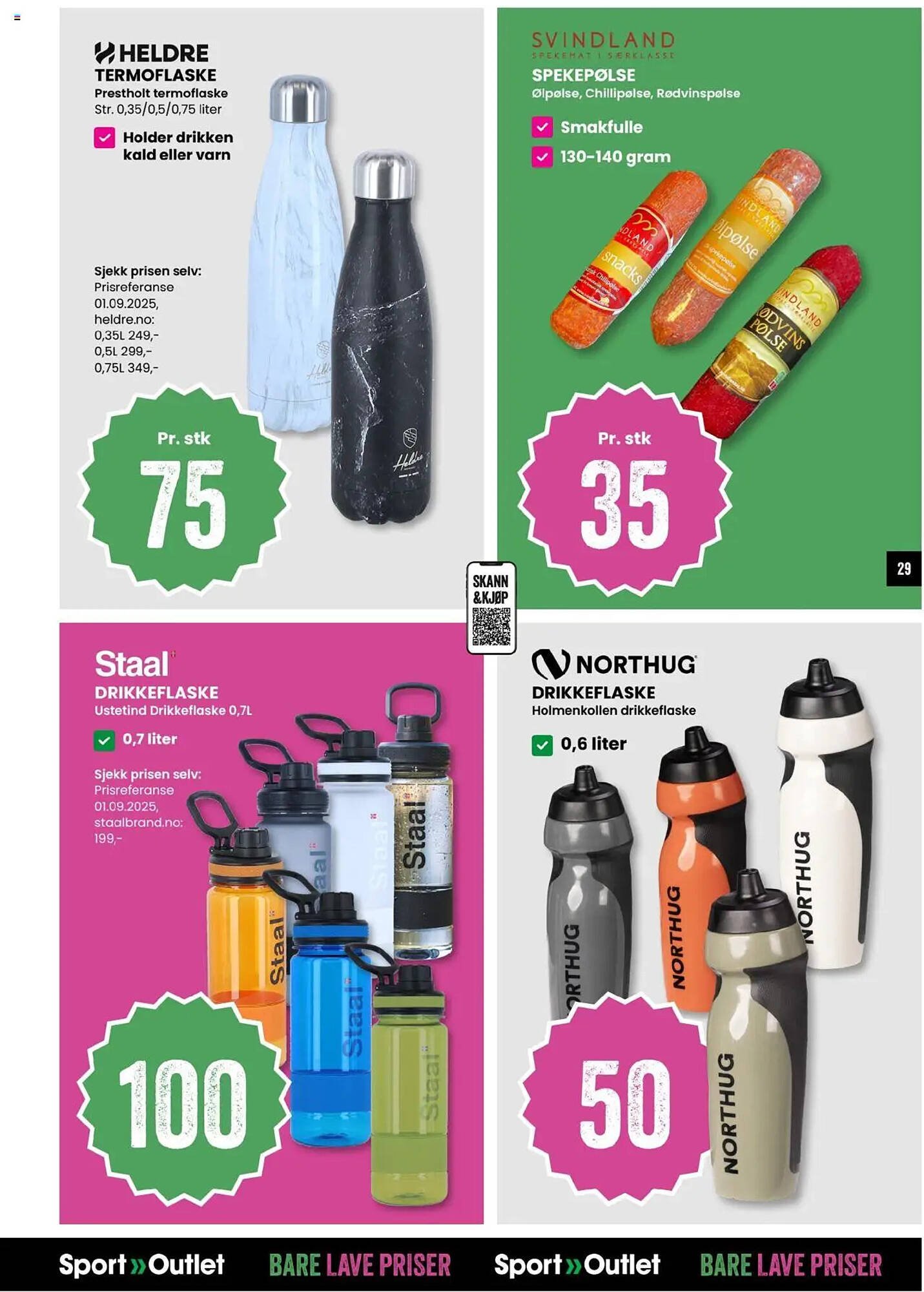 Sport Outlet kundeavis (2025-09-16 - 2025-09-28)