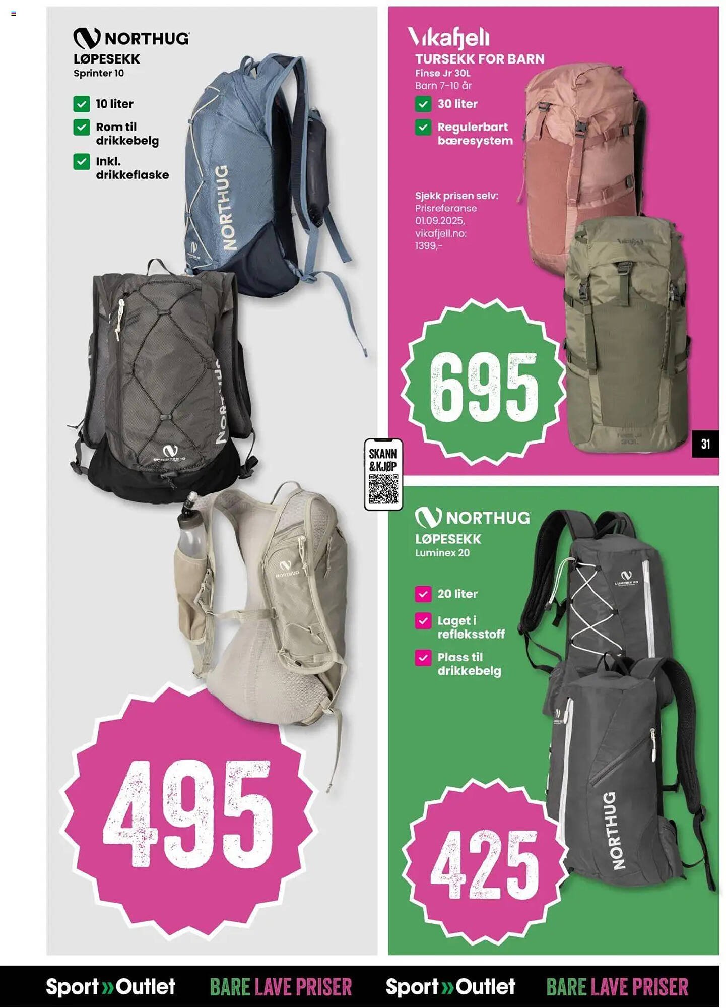 Sport Outlet kundeavis (2025-09-16 - 2025-09-28)