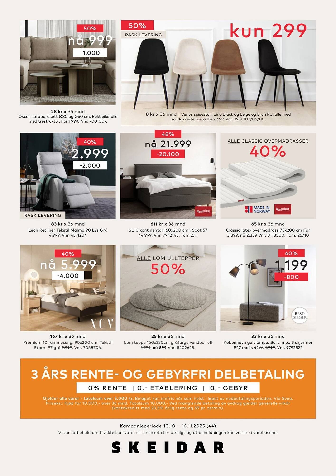 Skeidar kundeavis (2025-10-27 - 2025-11-02)