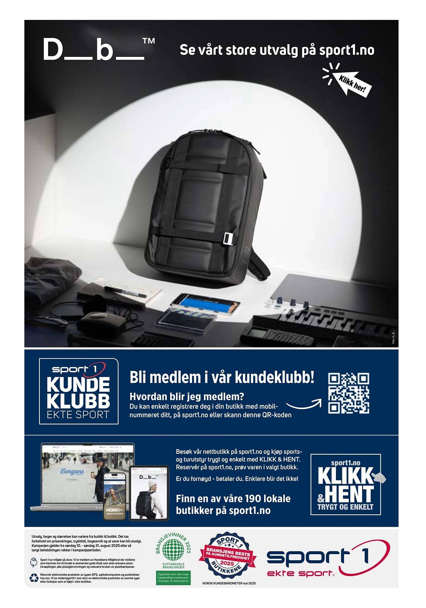 Sport 1 Kundeavis (2025-08-10 - 2025-08-31)