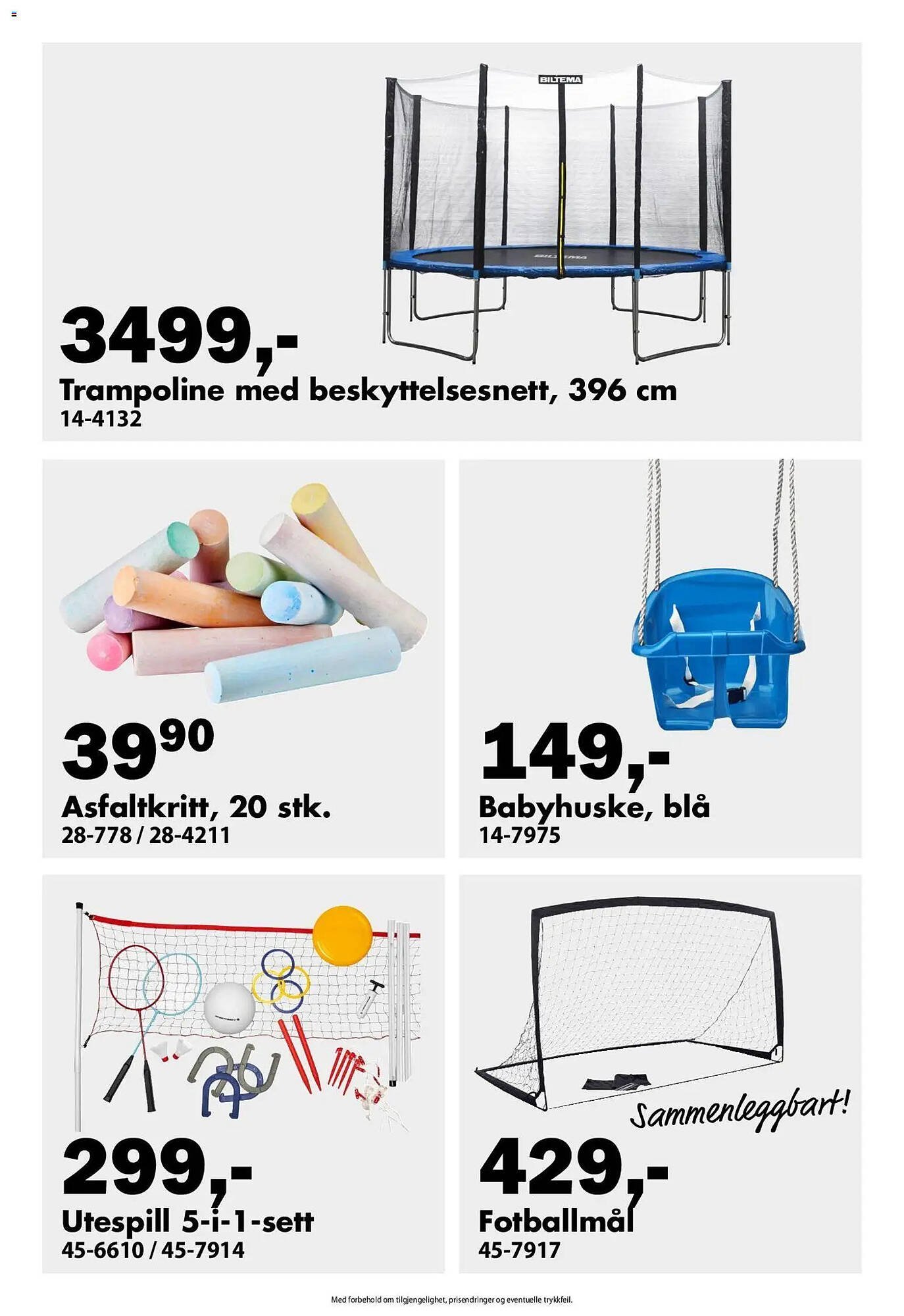 Biltema kundeavis (2026-03-31 - 2026-04-30)