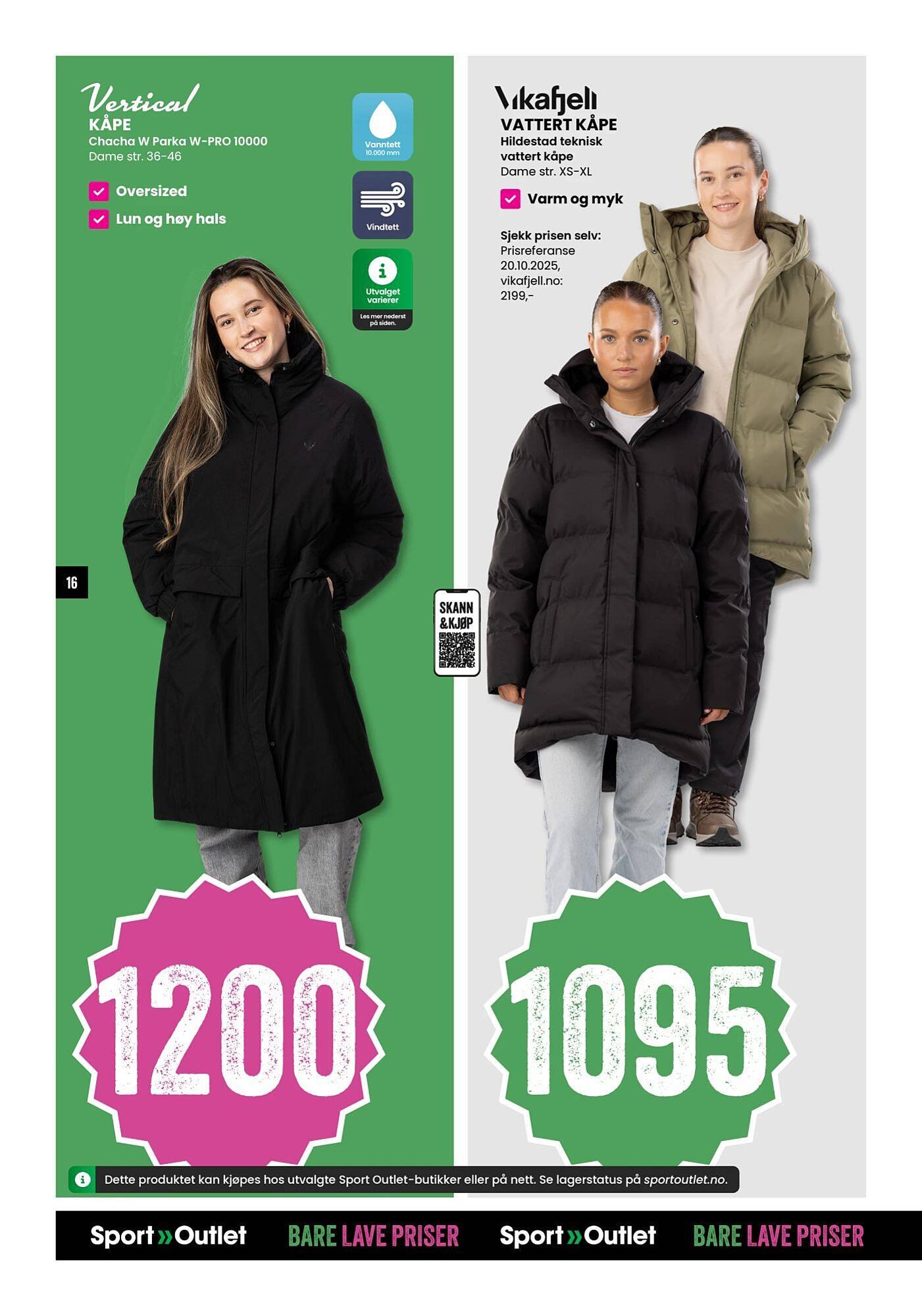 Sport Outlet kundeavis (2025-11-04 - 2025-11-16)