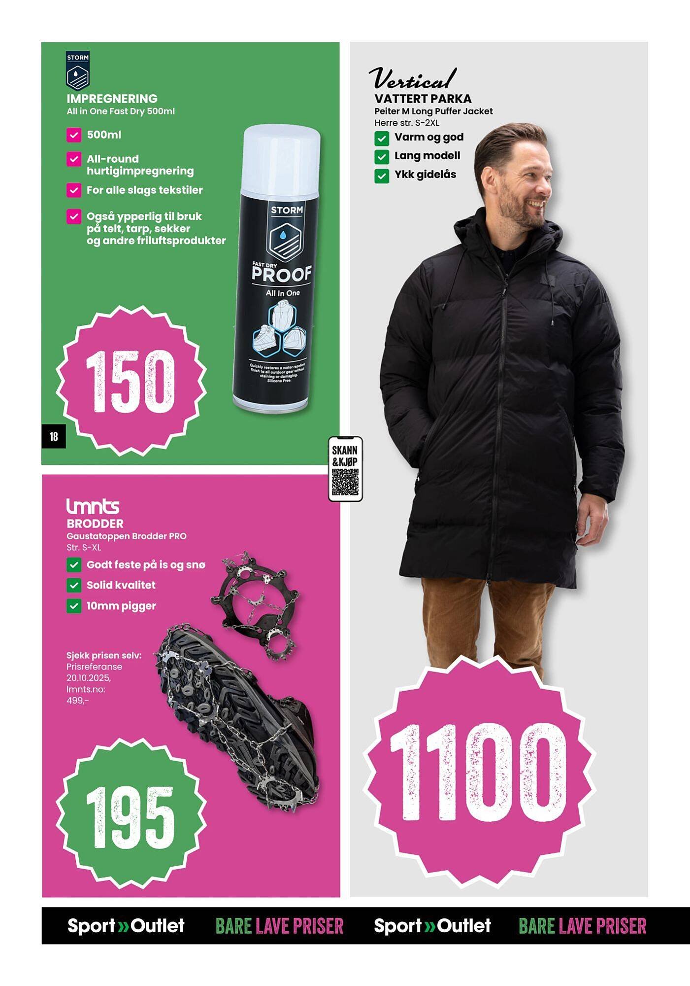 Sport Outlet kundeavis (2025-11-04 - 2025-11-16)