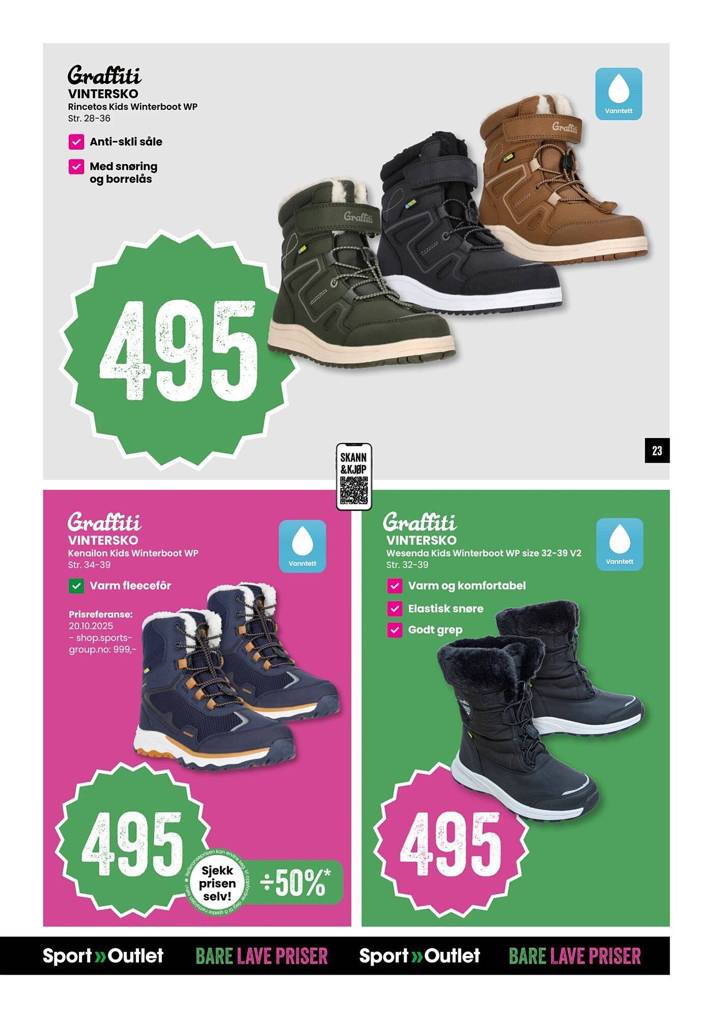 Sport Outlet kundeavis (2025-11-04 - 2025-11-16)