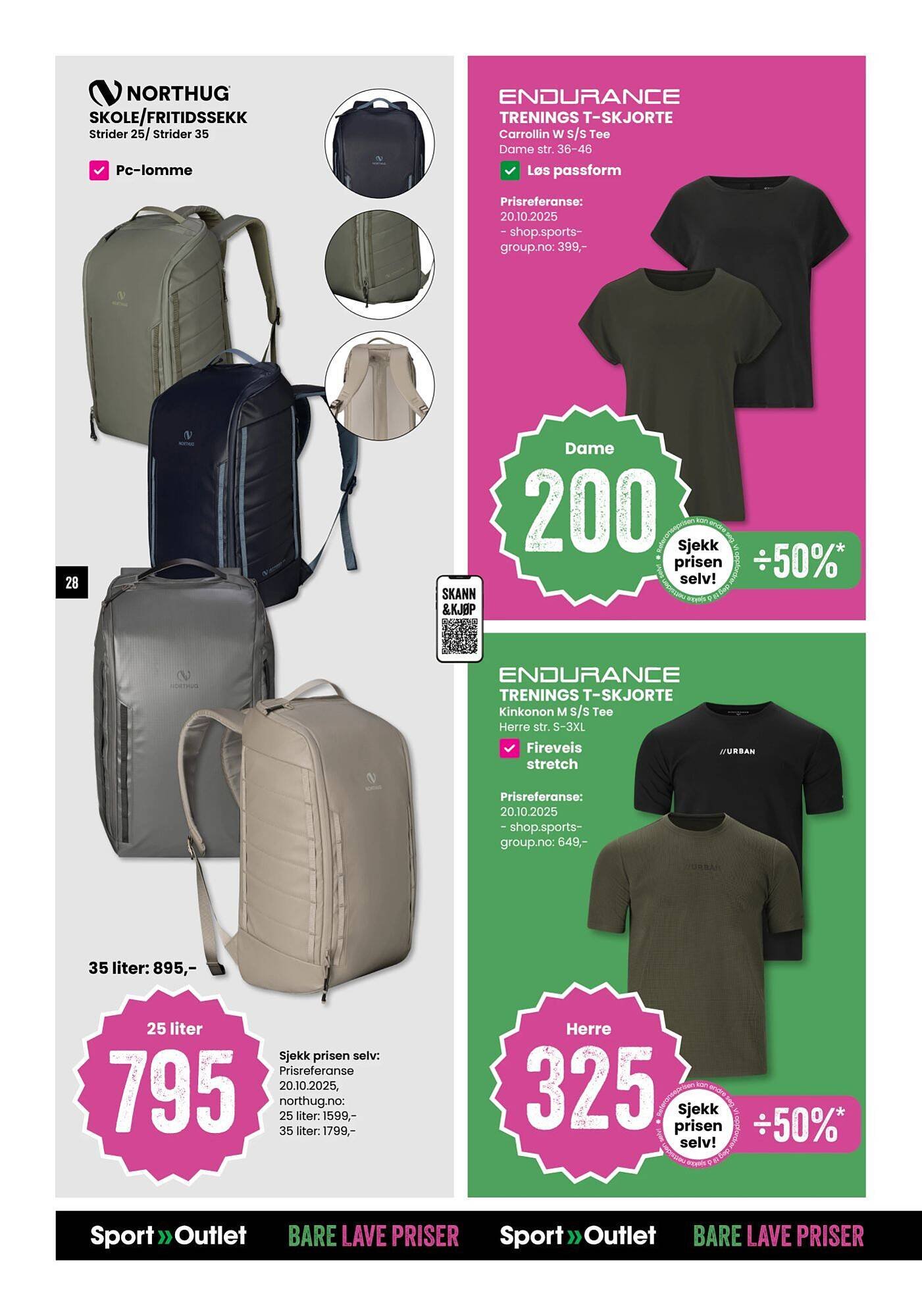 Sport Outlet kundeavis (2025-11-04 - 2025-11-16)