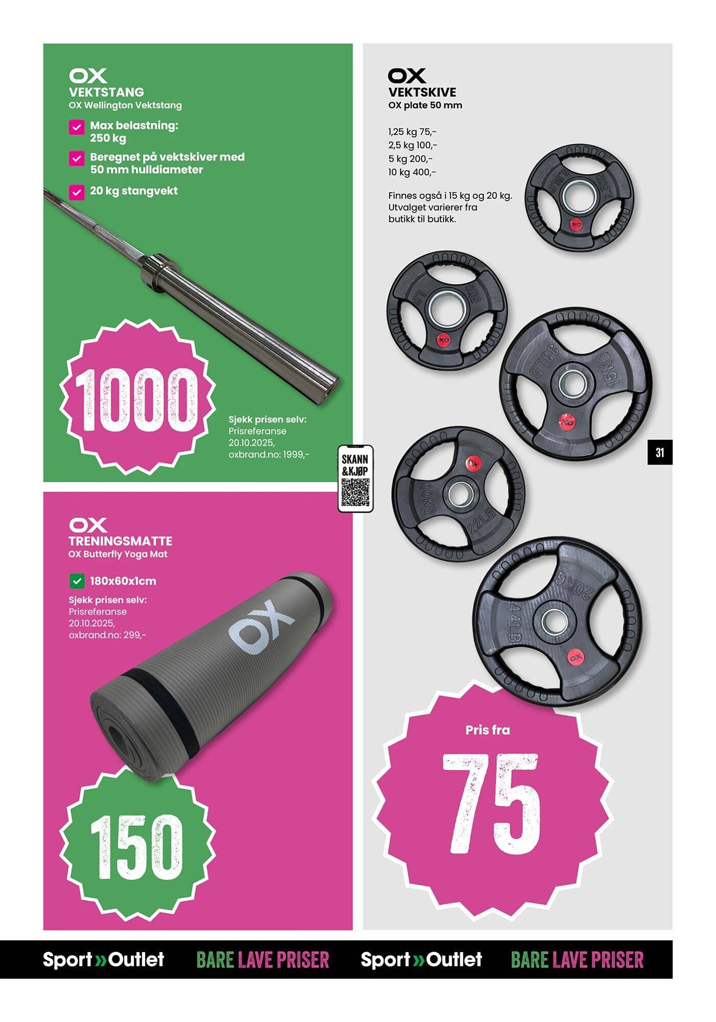 Sport Outlet kundeavis (2025-11-04 - 2025-11-16)