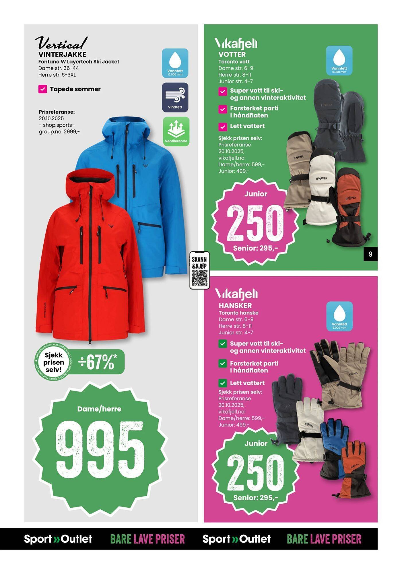 Sport Outlet kundeavis (2025-11-04 - 2025-11-16)