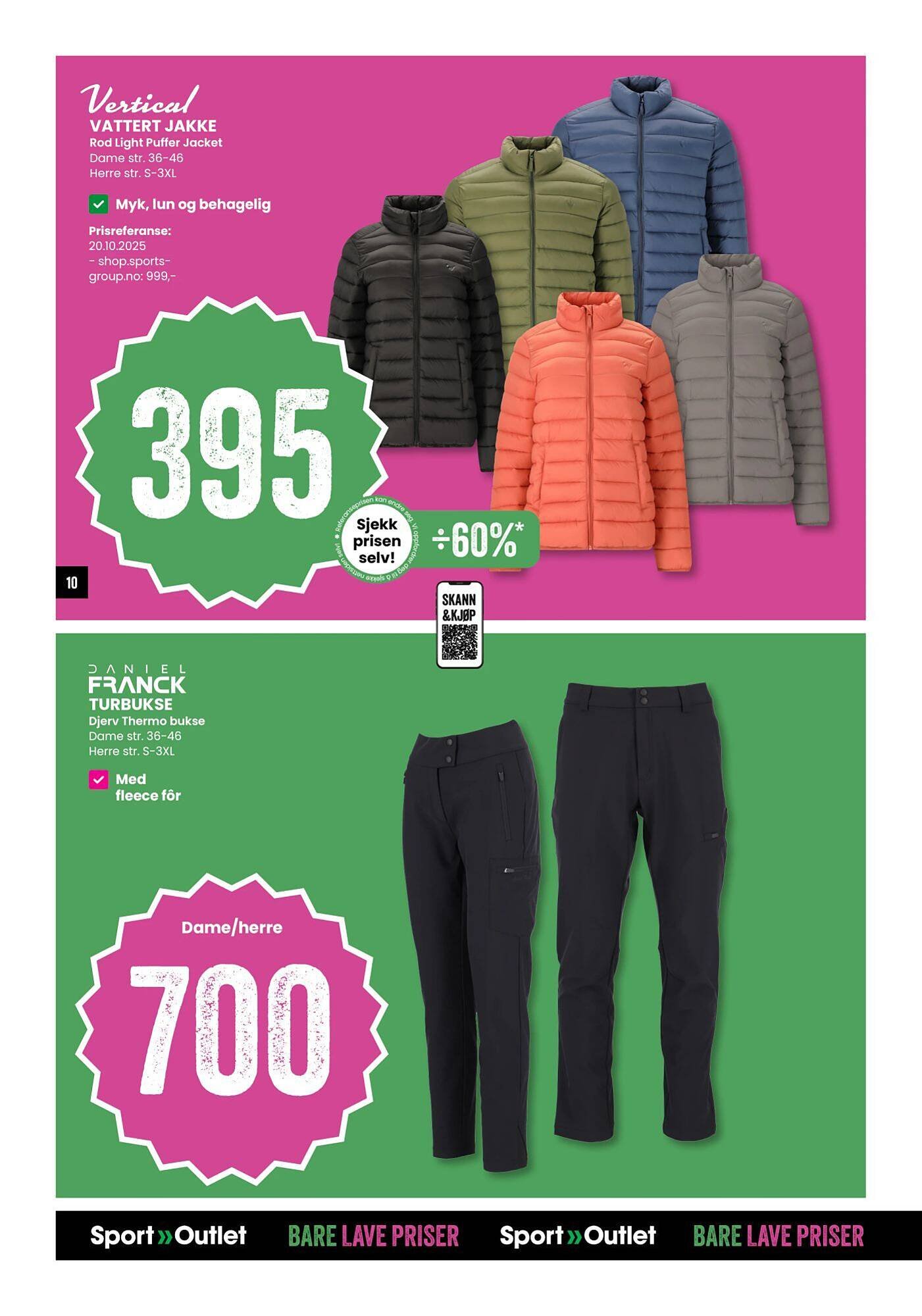 Sport Outlet kundeavis (2025-11-04 - 2025-11-16)