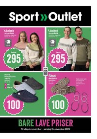 Sport Outlet kundeavis (2025-11-04 - 2025-11-16)