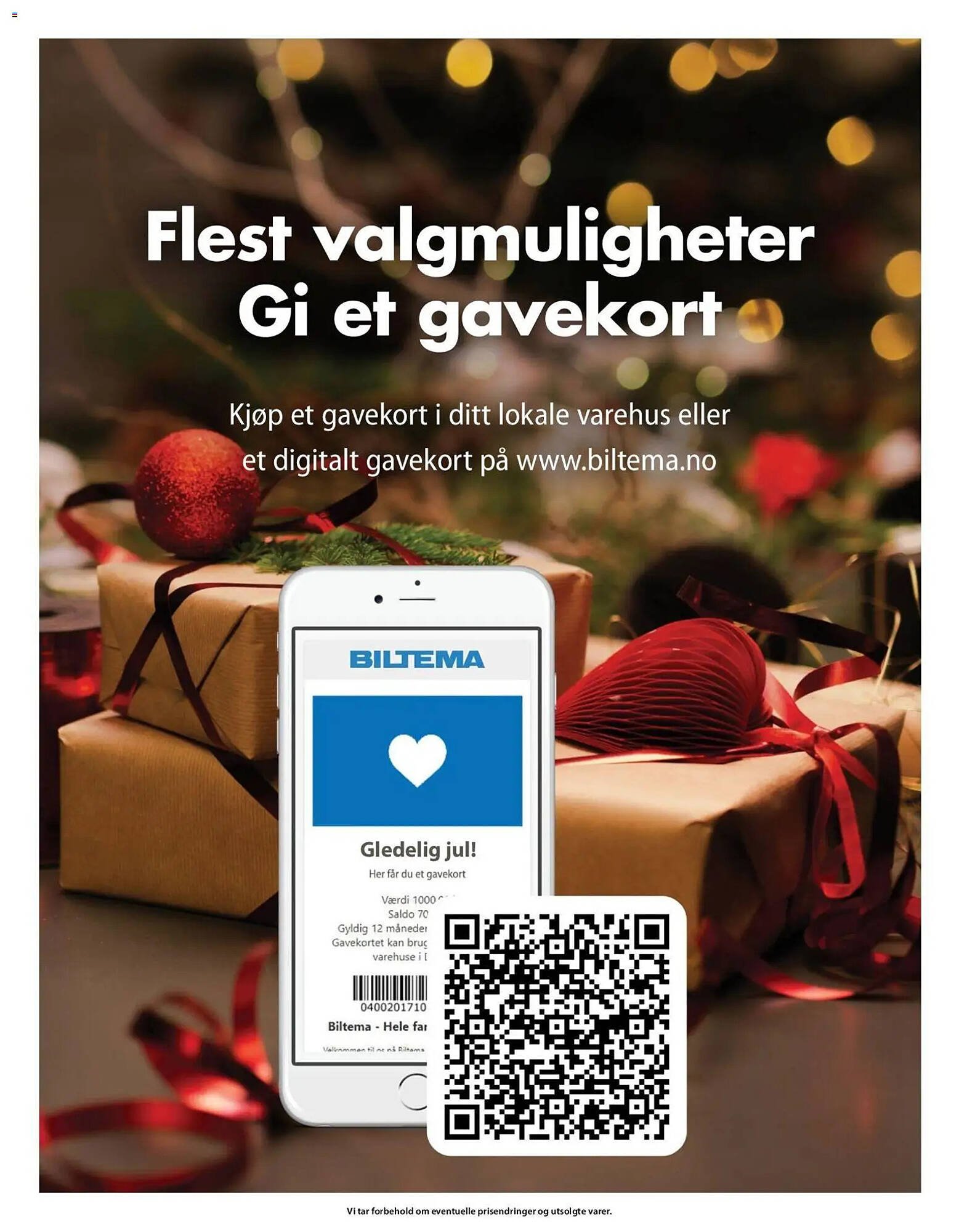 Biltema kundeavis (2025-12-12 - 2026-01-06)