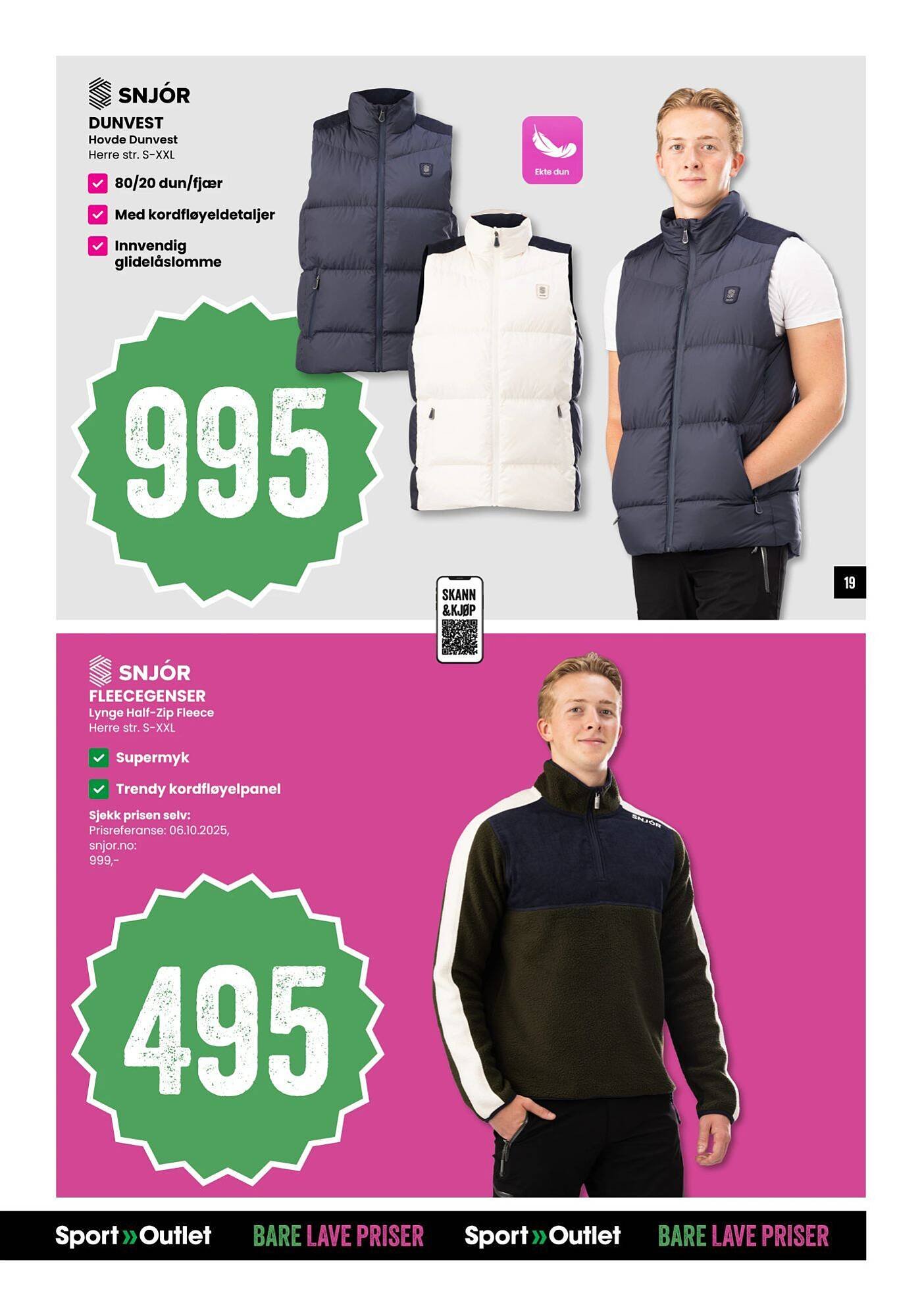 Sport Outlet kundeavis (2025-10-21 - 2025-10-26)