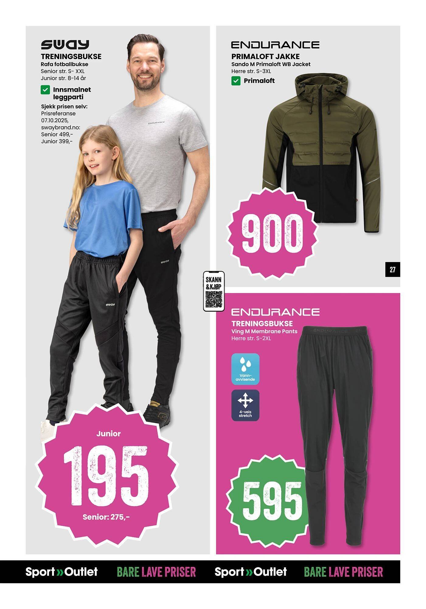 Sport Outlet kundeavis (2025-10-21 - 2025-10-26)
