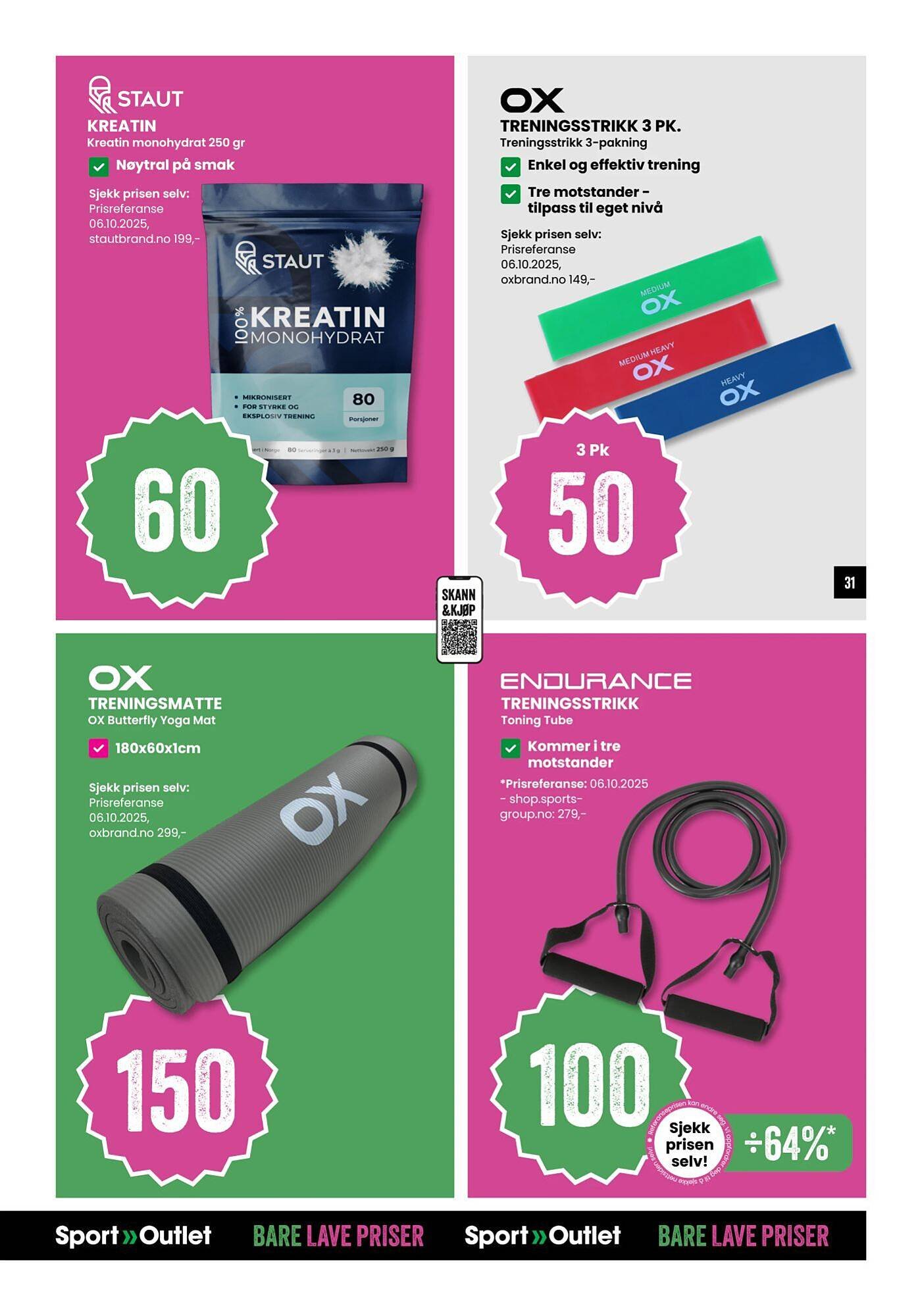 Sport Outlet kundeavis (2025-10-21 - 2025-10-26)