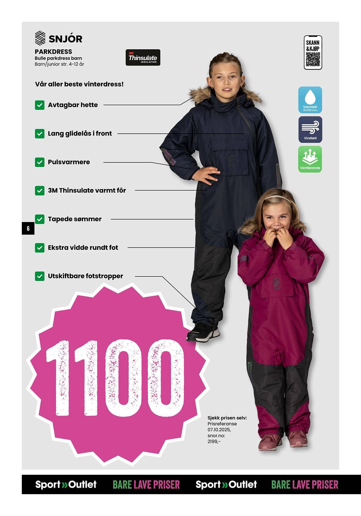 Sport Outlet kundeavis (2025-10-21 - 2025-10-26)