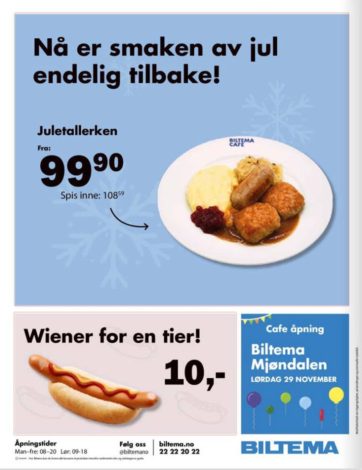 Biltema kundeavis (2025-10-22 - 2025-12-31)